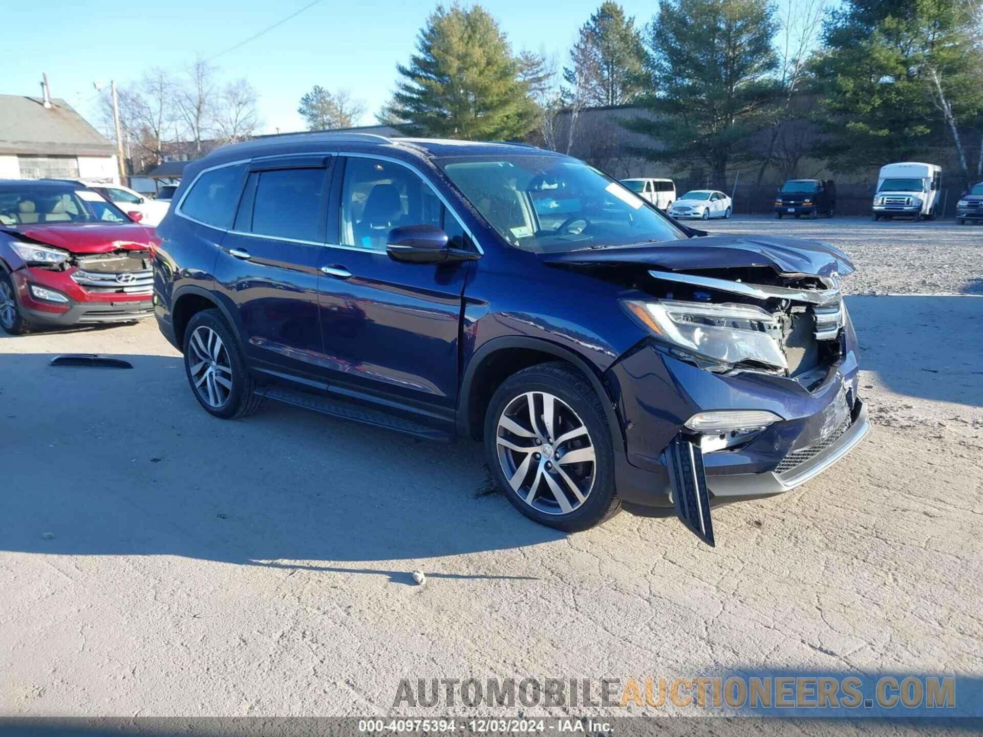 5FNYF6H07GB122259 HONDA PILOT 2016