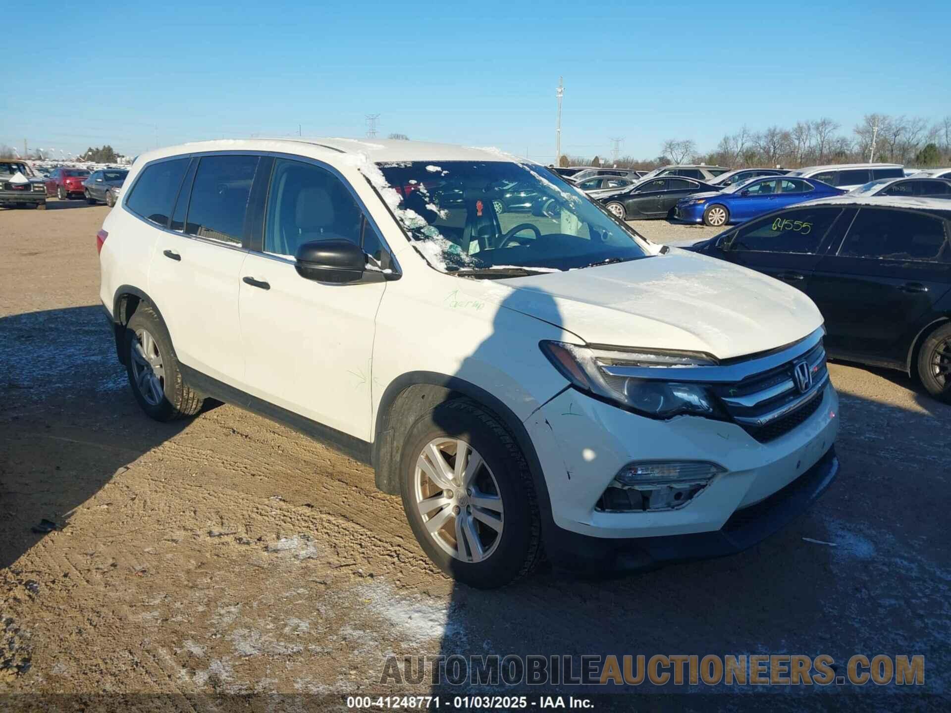 5FNYF6H10HB040450 HONDA PILOT 2017