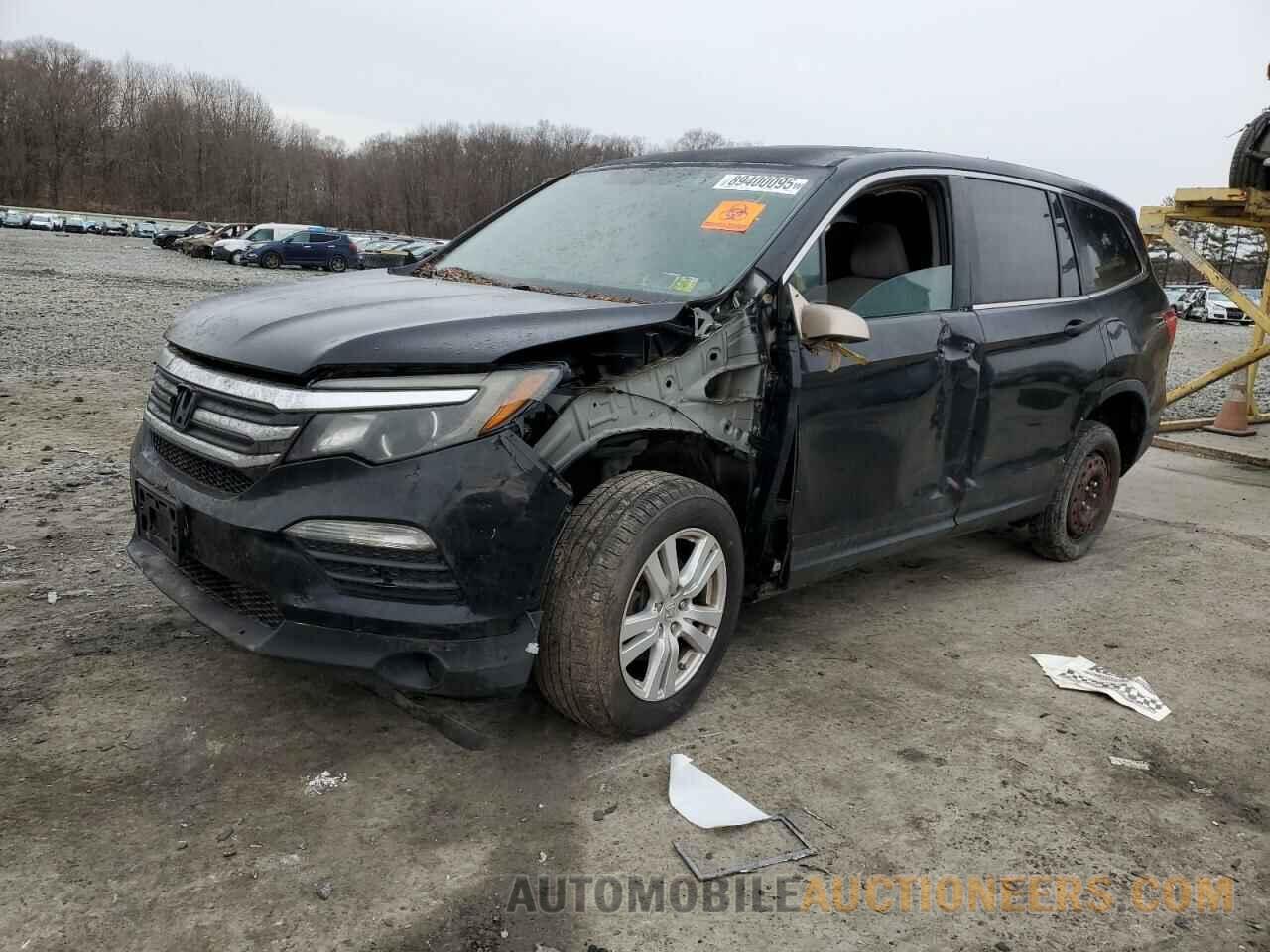 5FNYF6H11GB049138 HONDA PILOT 2016