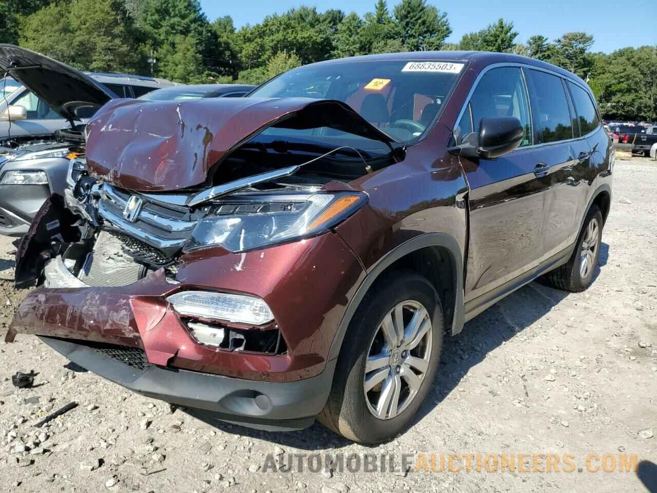 5FNYF6H12JB035580 HONDA PILOT 2018