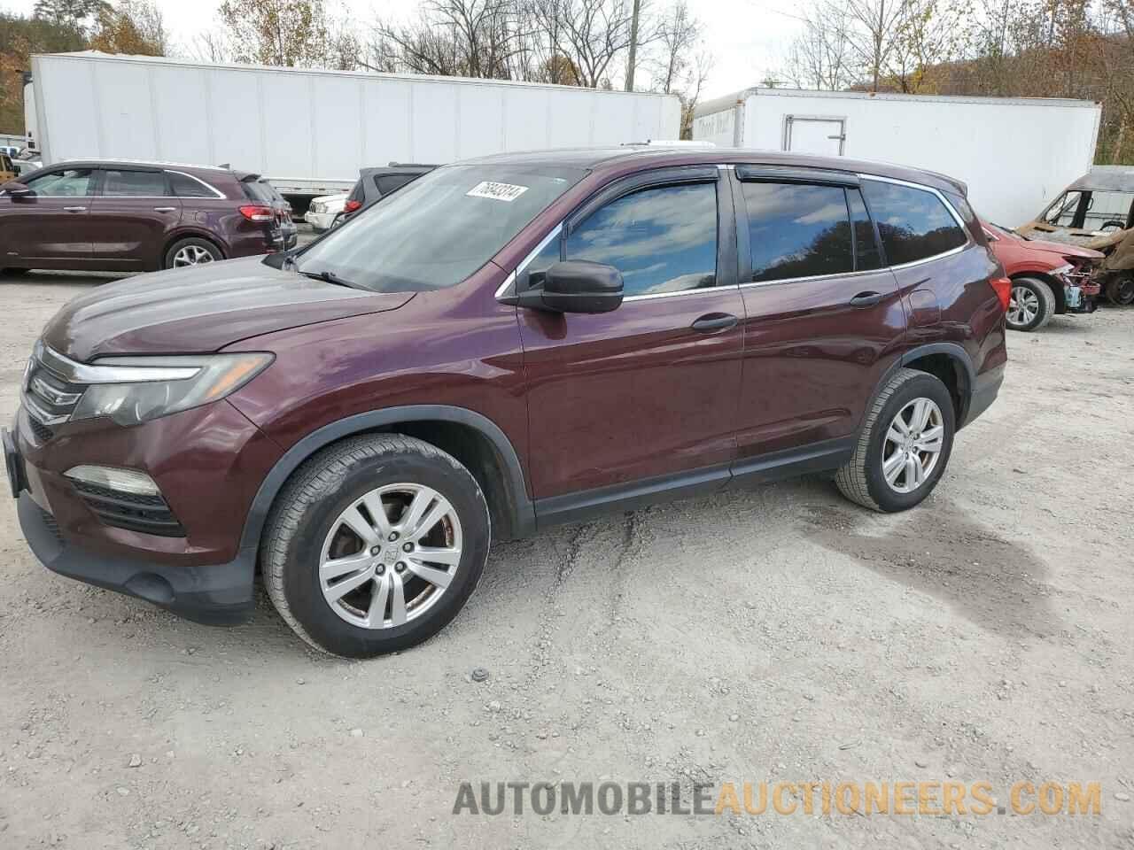 5FNYF6H14GB099578 HONDA PILOT 2016