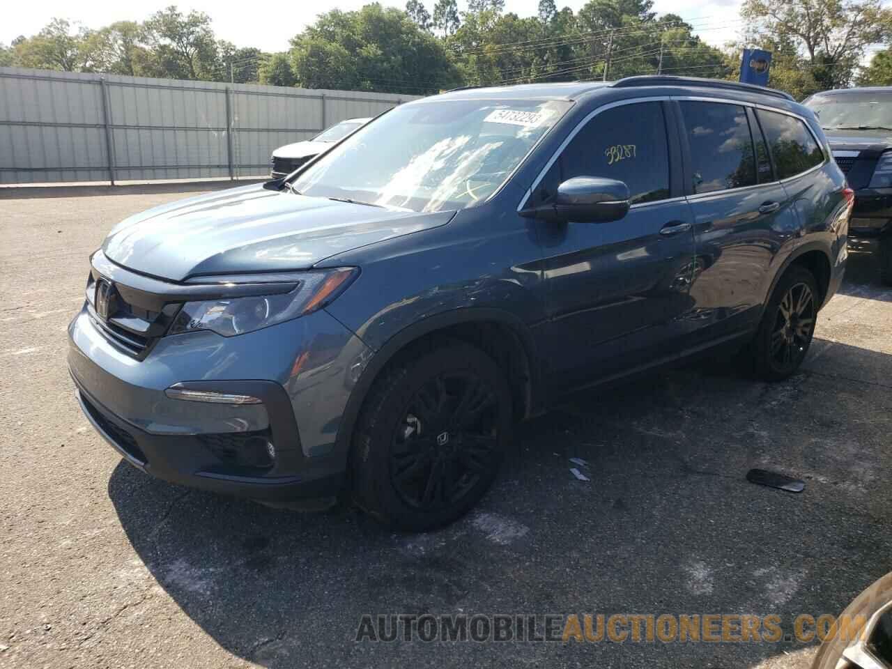 5FNYF6H20NB007968 HONDA PILOT 2022