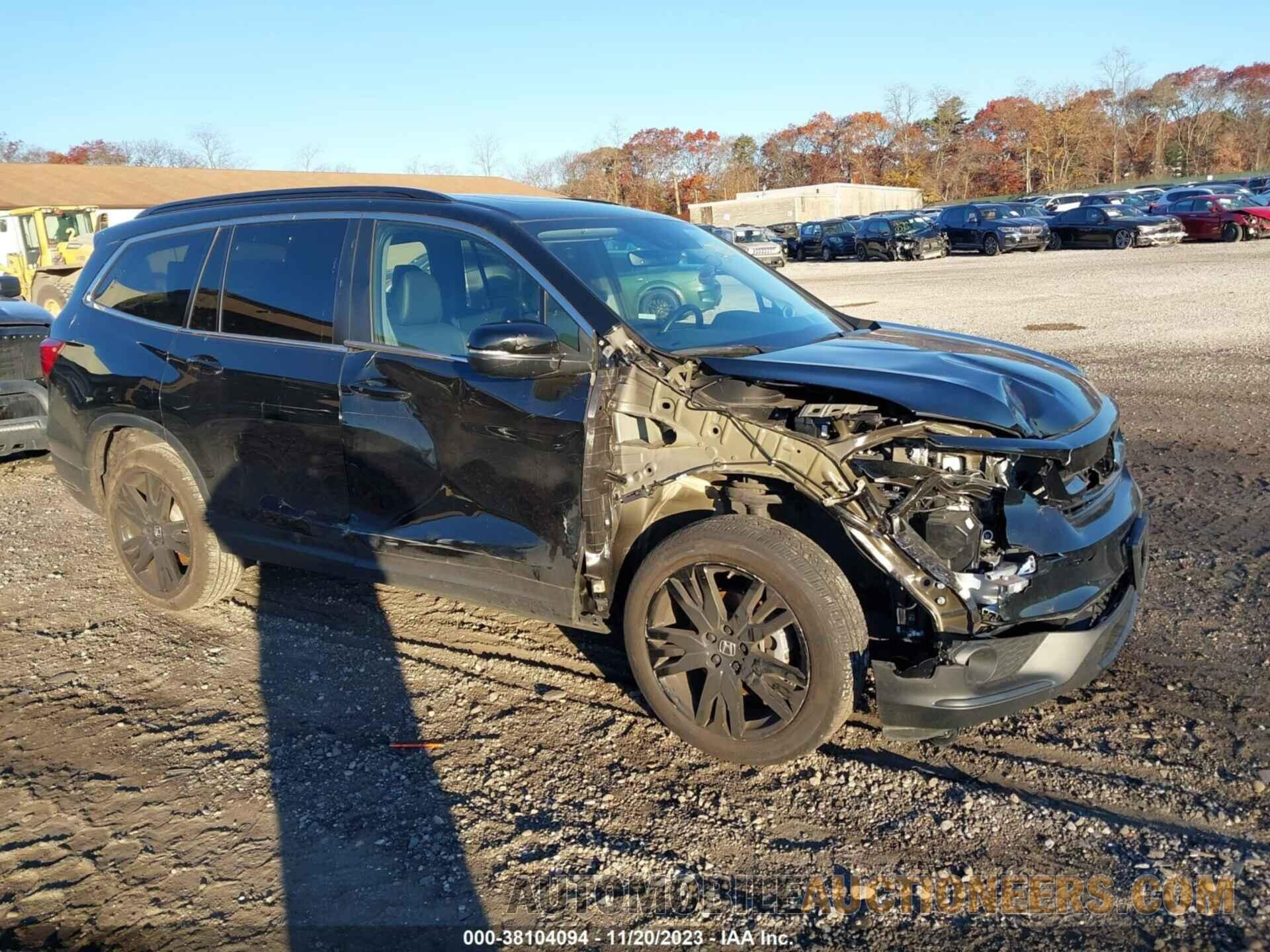 5FNYF6H20NB089345 HONDA PILOT 2022