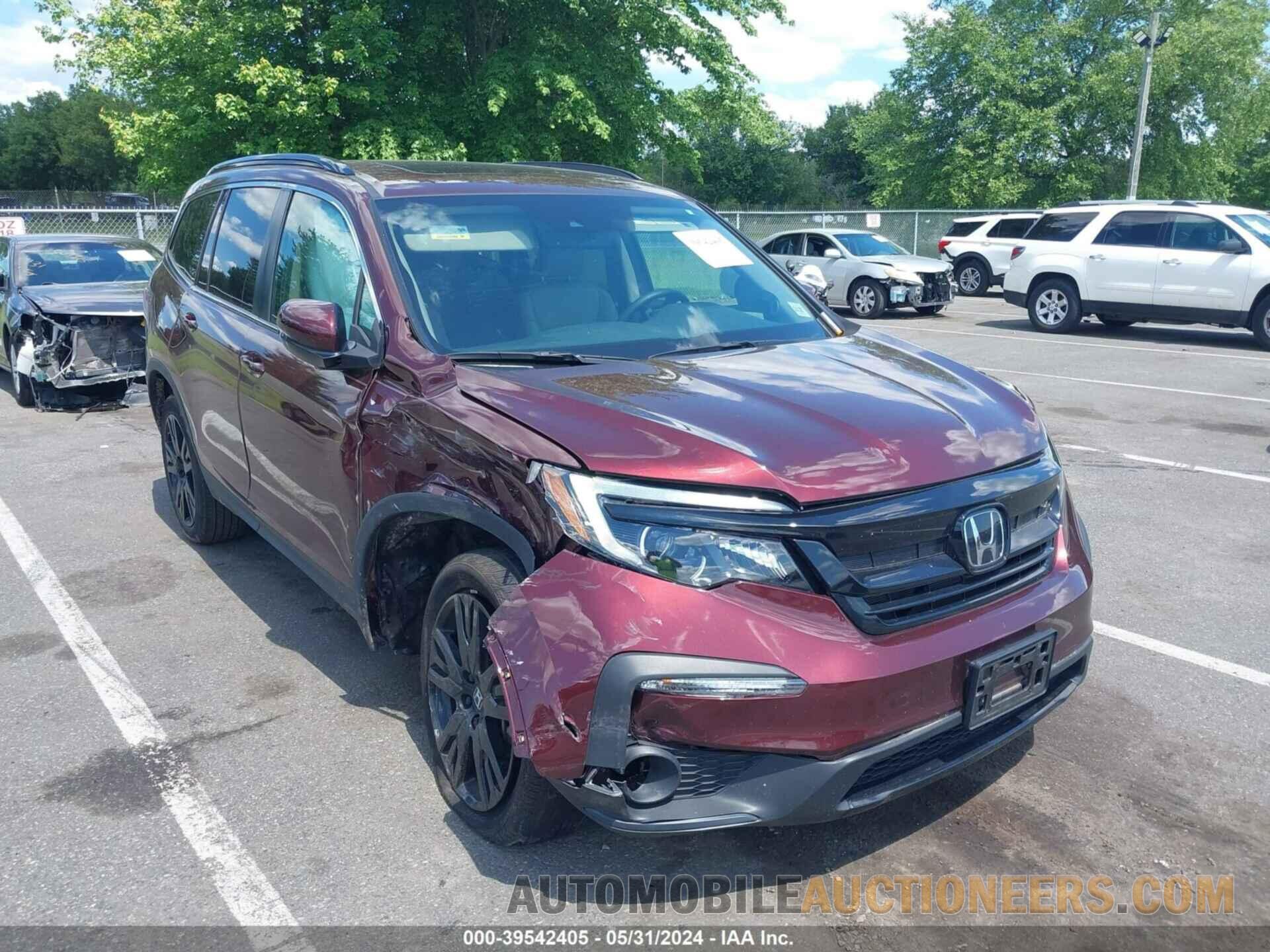 5FNYF6H21NB097597 HONDA PILOT 2022