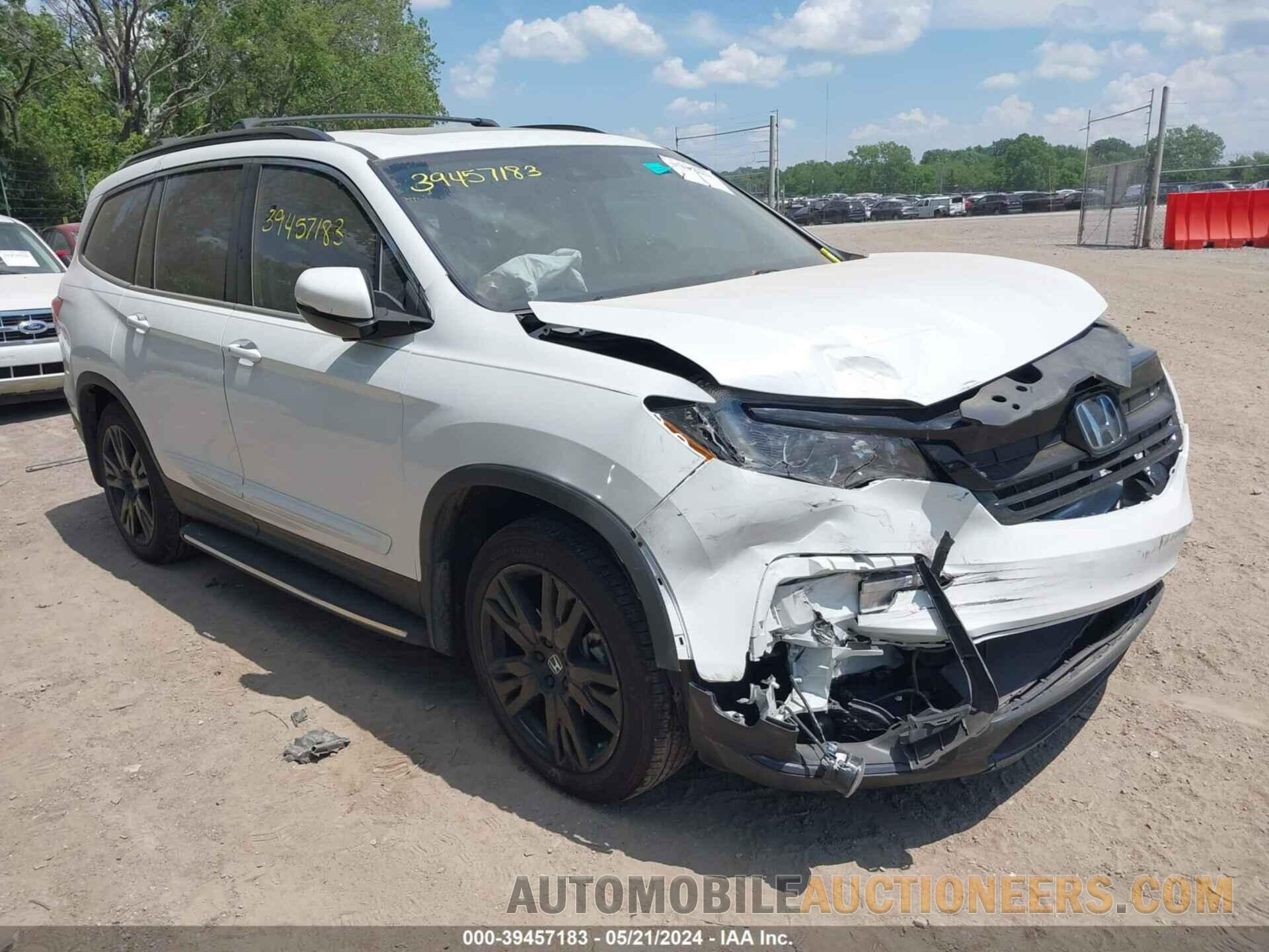 5FNYF6H22MB019523 HONDA PILOT 2021