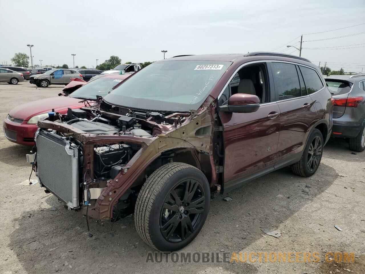 5FNYF6H23NB100936 HONDA PILOT 2022