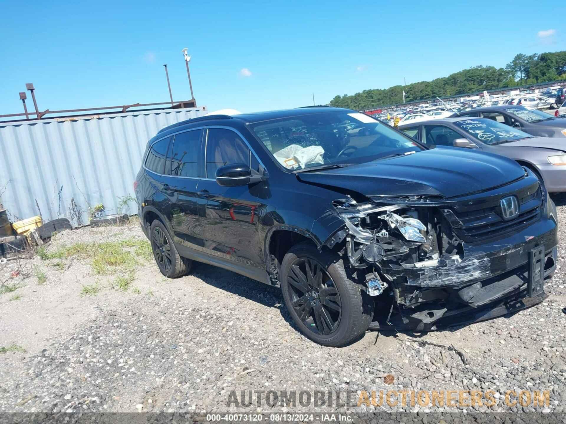 5FNYF6H25MB024277 HONDA PILOT 2021