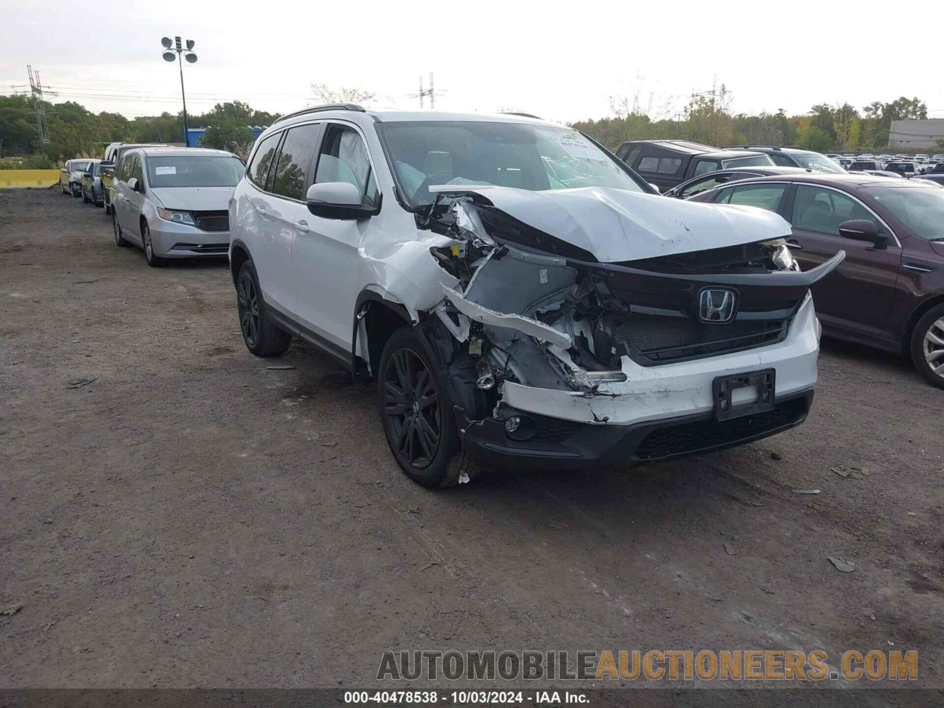 5FNYF6H26NB082058 HONDA PILOT 2022