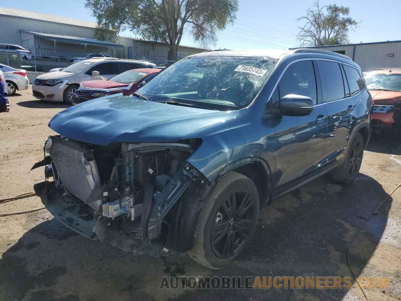 5FNYF6H27MB026936 HONDA PILOT 2021