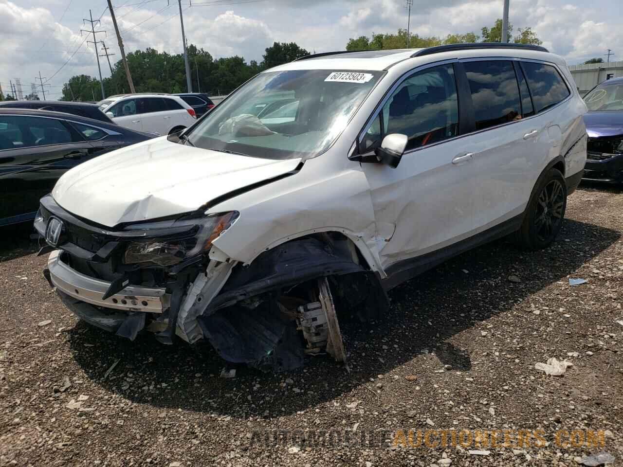 5FNYF6H27NB008180 HONDA PILOT 2022