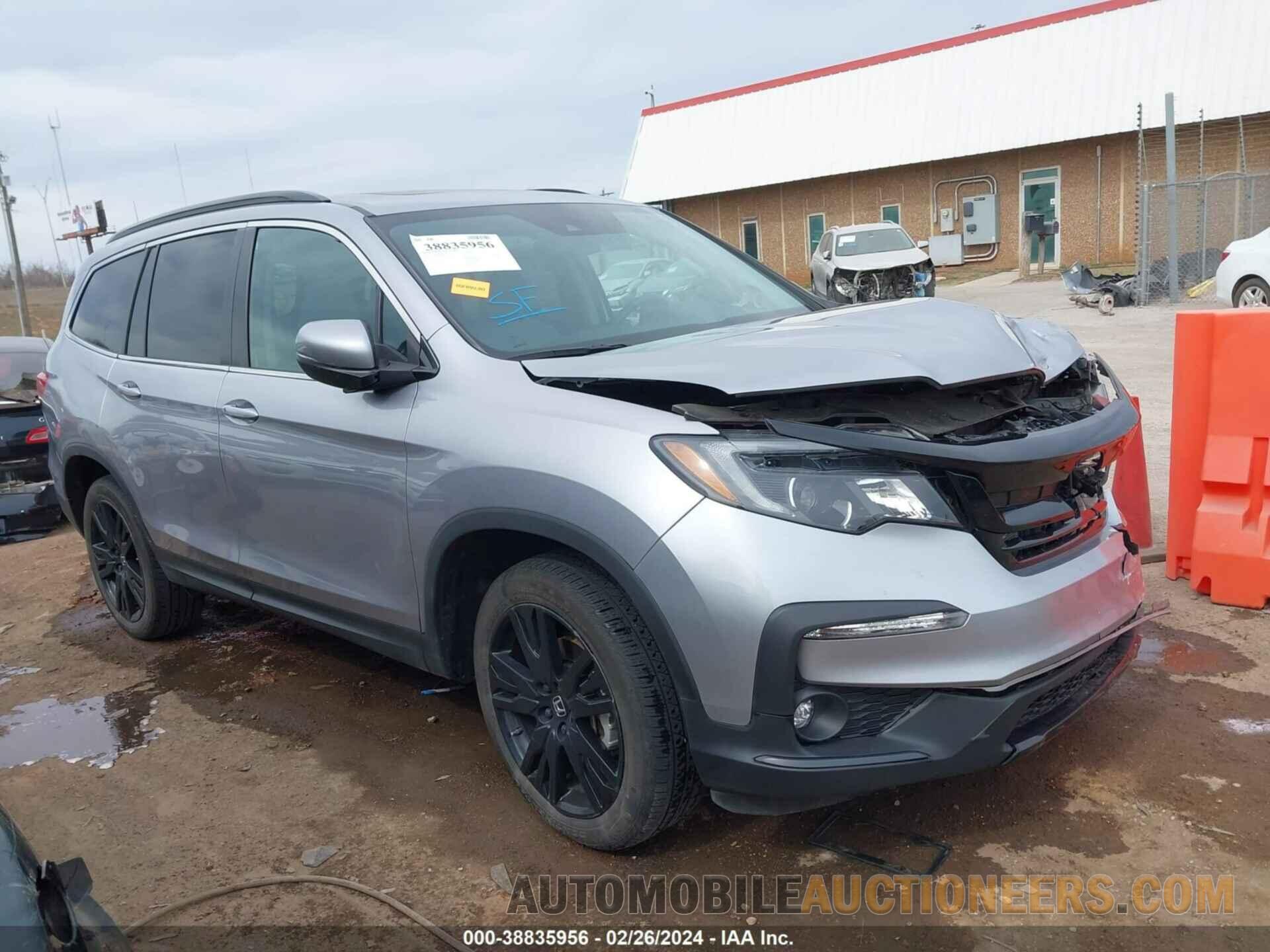 5FNYF6H27NB065530 HONDA PILOT 2022