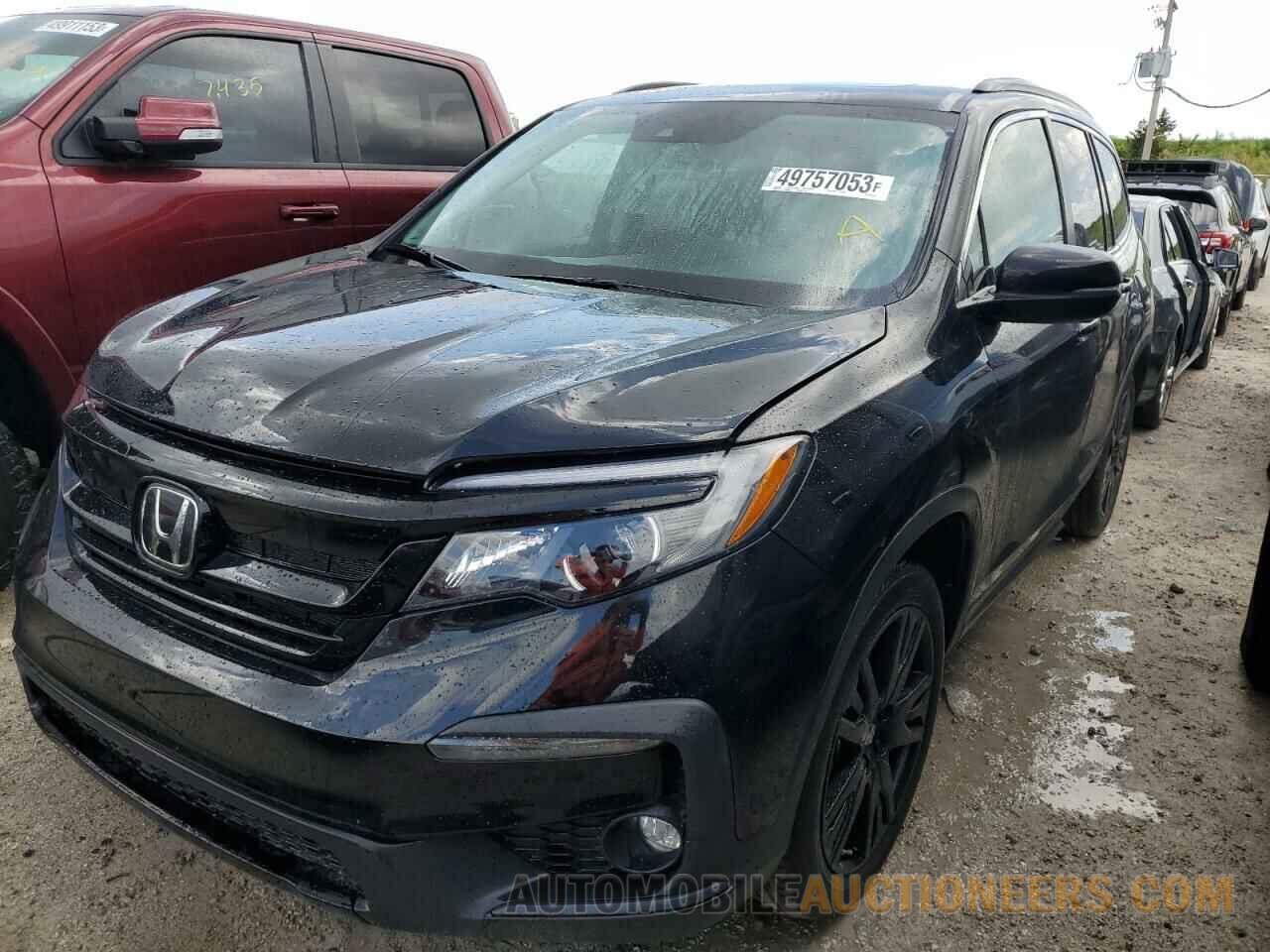 5FNYF6H27NB085602 HONDA PILOT 2022