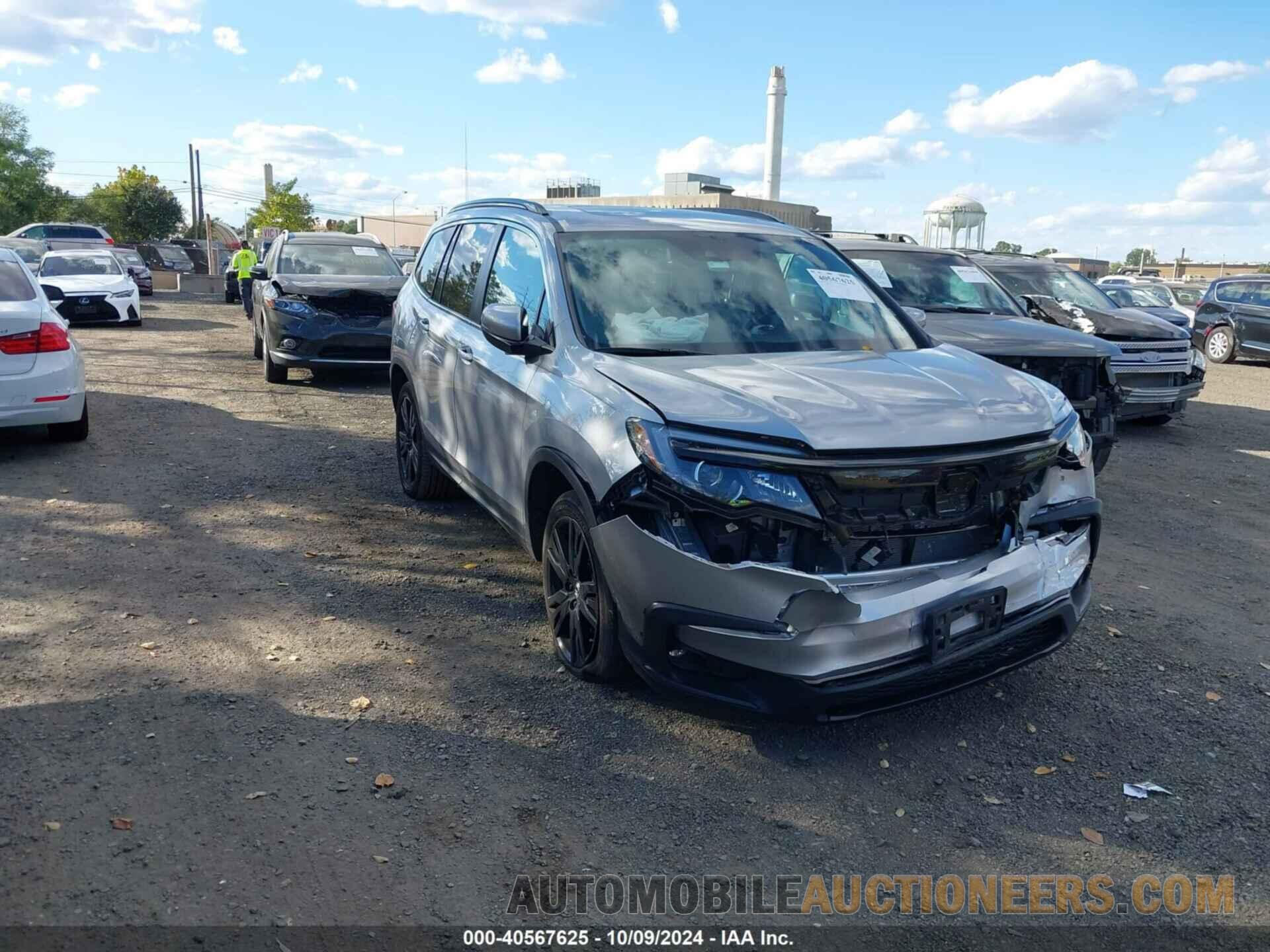 5FNYF6H27NB101359 HONDA PILOT 2022