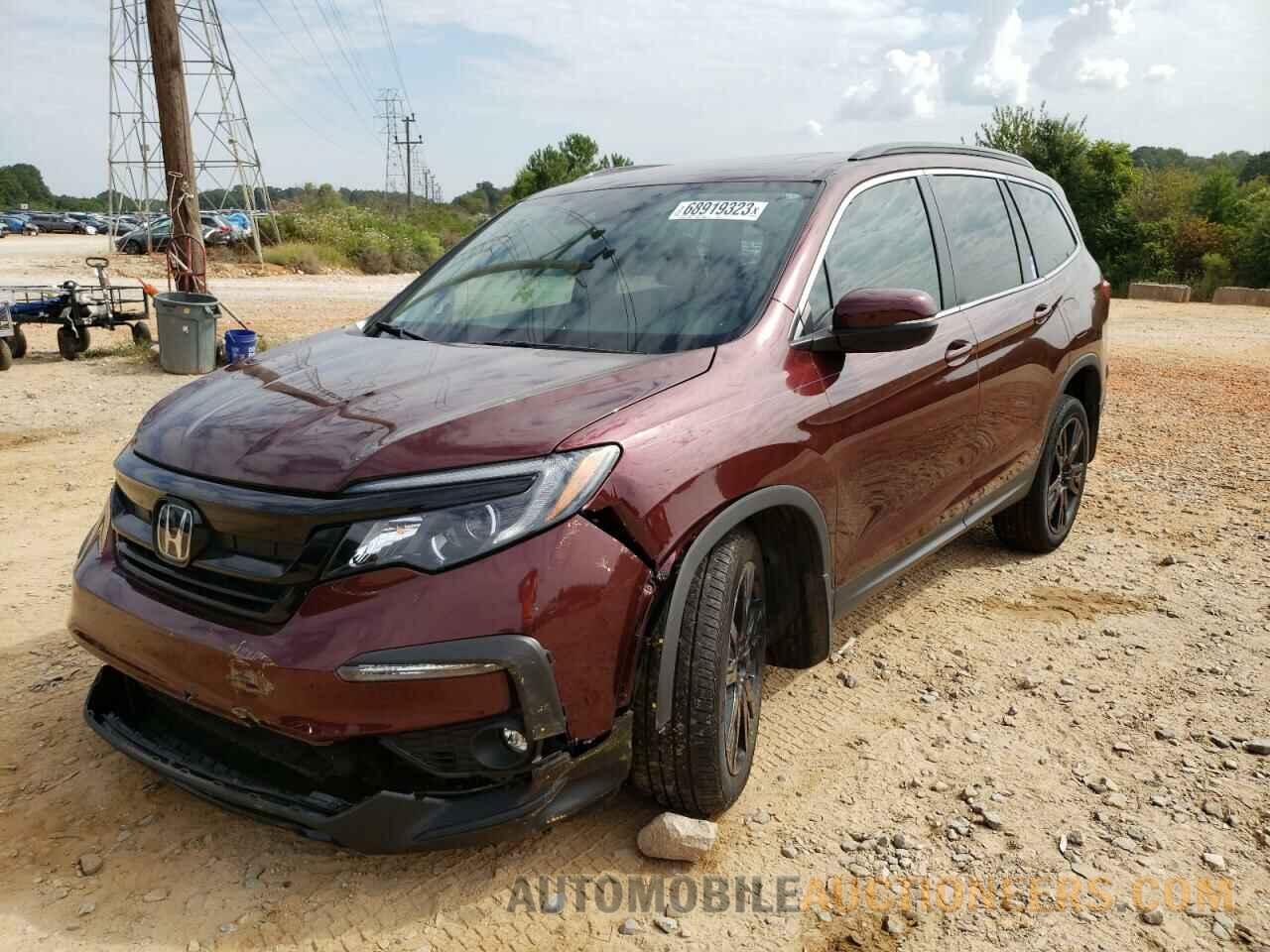 5FNYF6H28NB066489 HONDA PILOT 2022