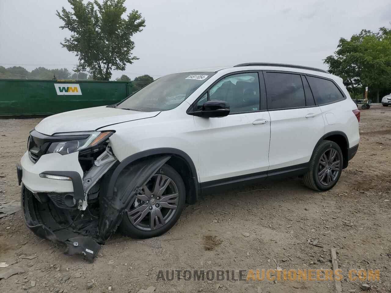 5FNYF6H30NB049663 HONDA PILOT 2022