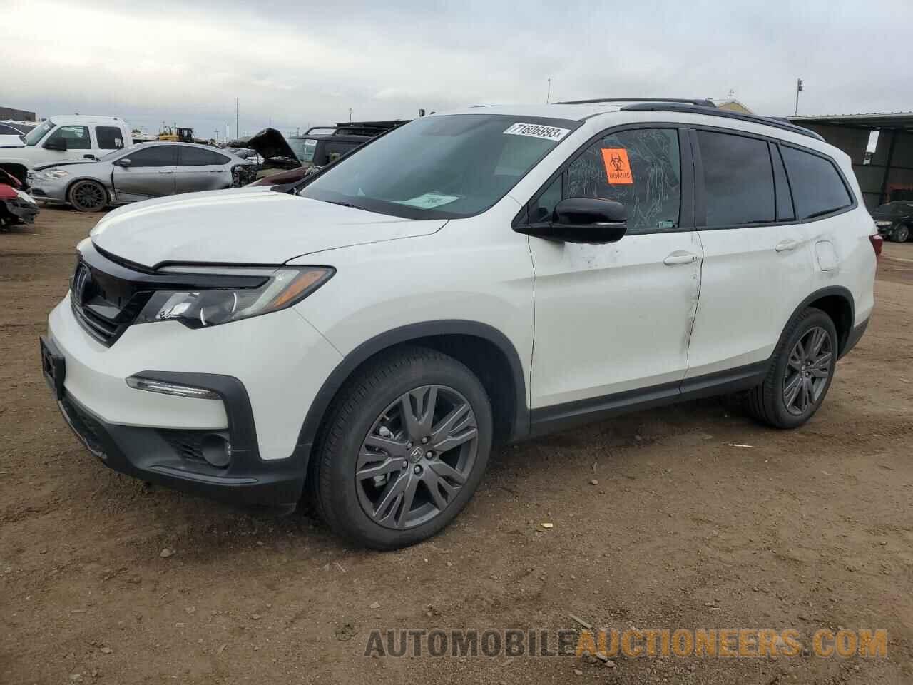 5FNYF6H30NB100367 HONDA PILOT 2022