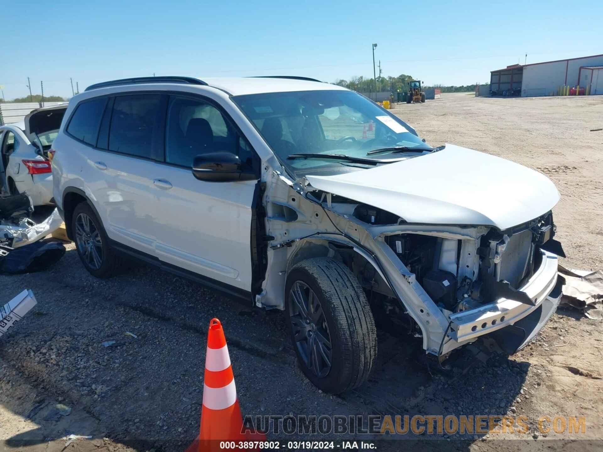 5FNYF6H31NB092280 HONDA PILOT 2022