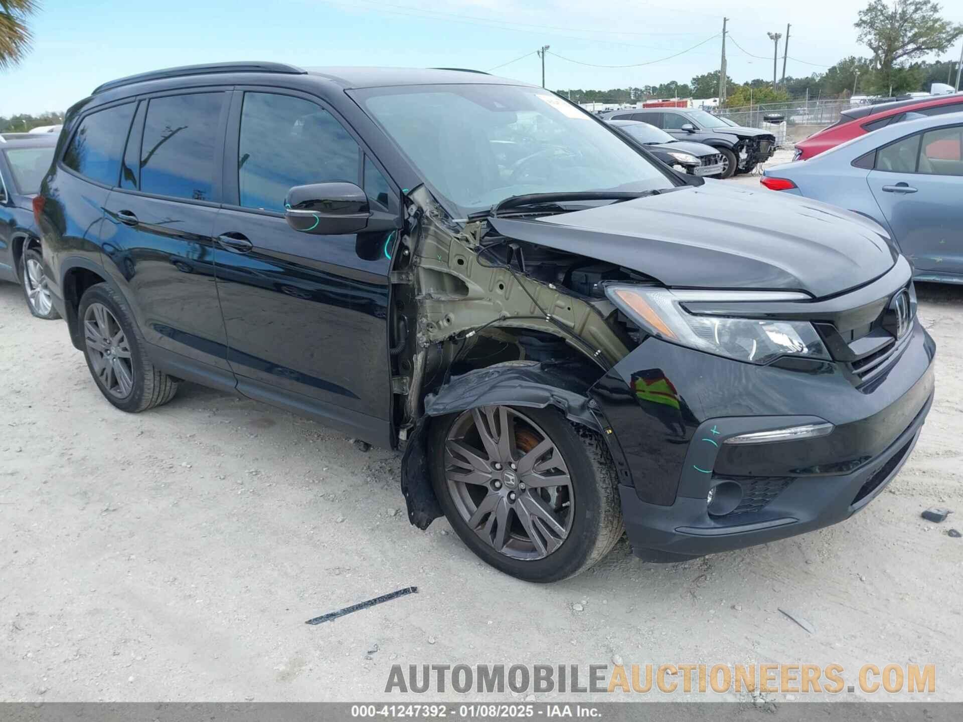 5FNYF6H32NB092899 HONDA PILOT 2022