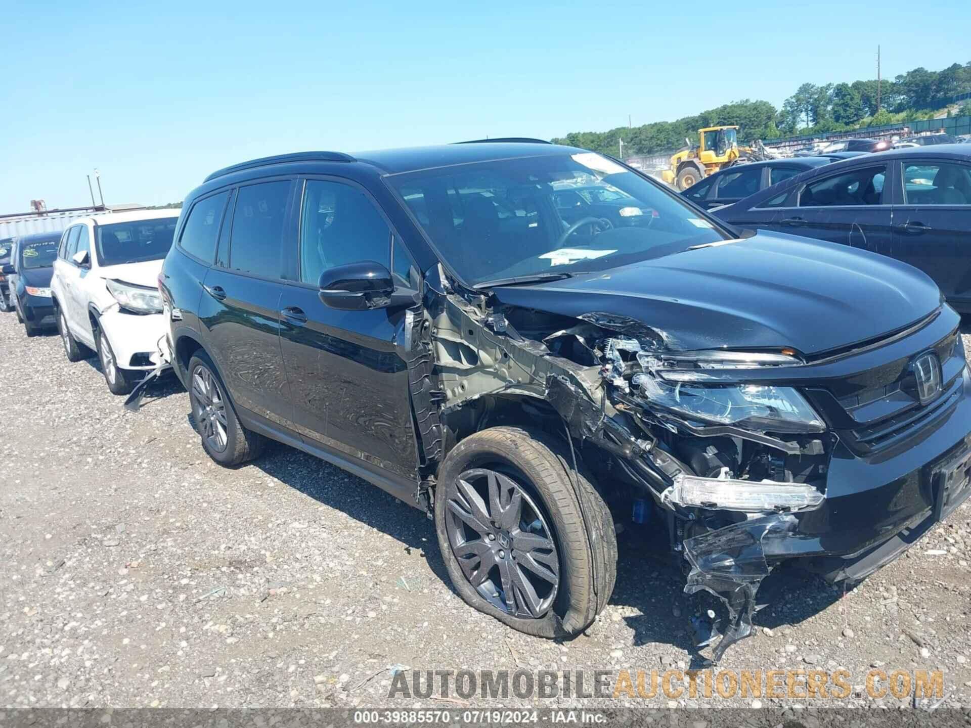 5FNYF6H32NB092966 HONDA PILOT 2022