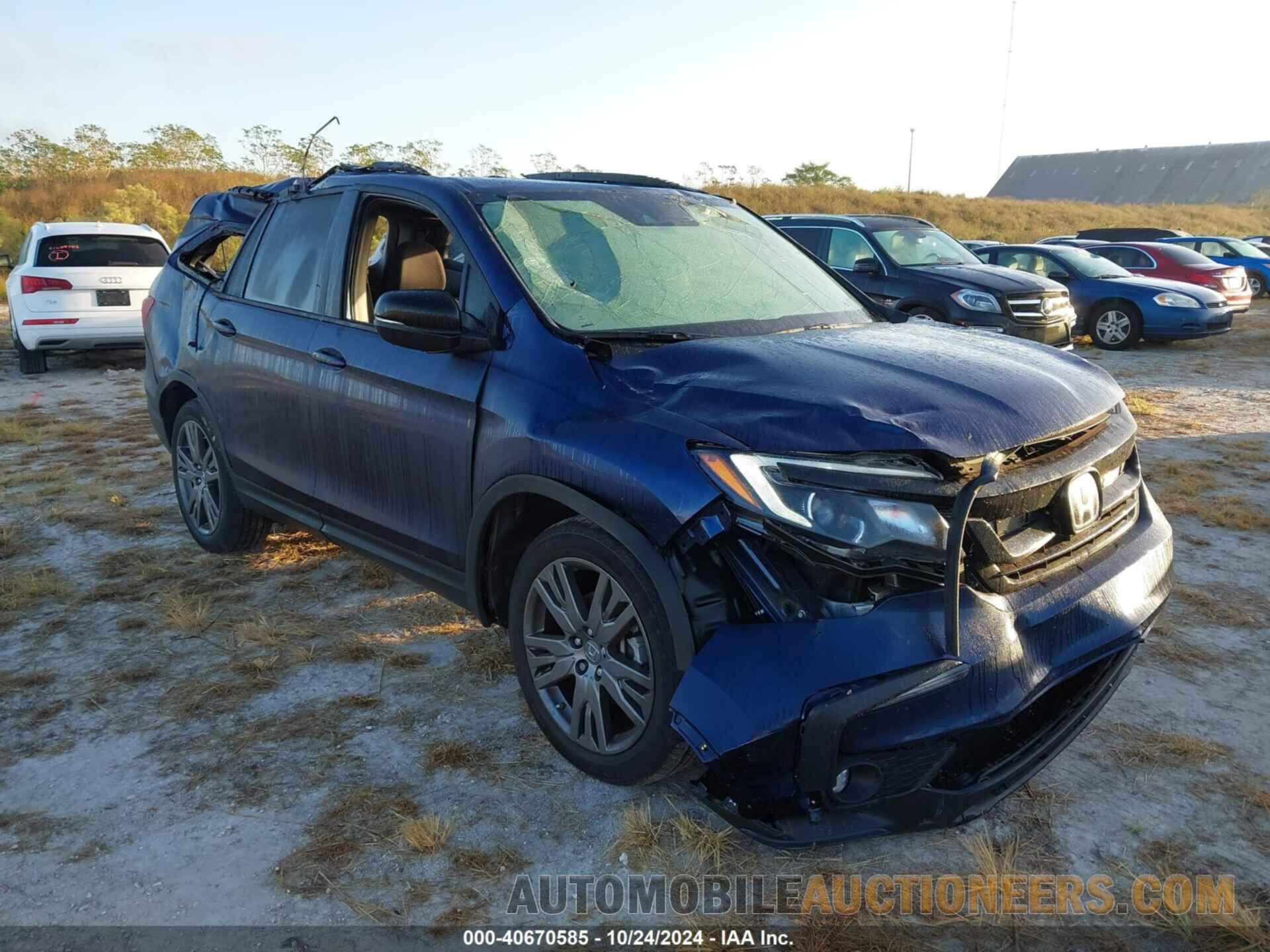 5FNYF6H33NB065808 HONDA PILOT 2022