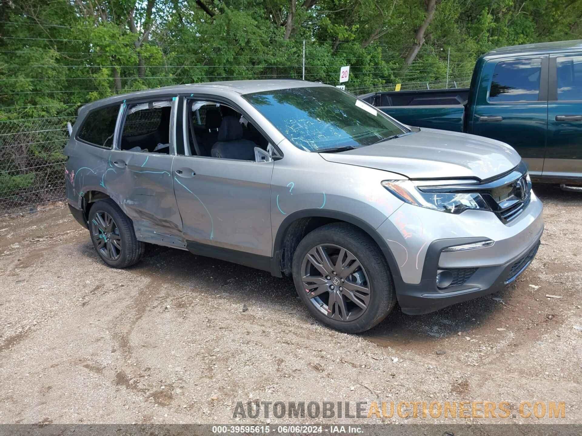 5FNYF6H33NB070166 HONDA PILOT 2022