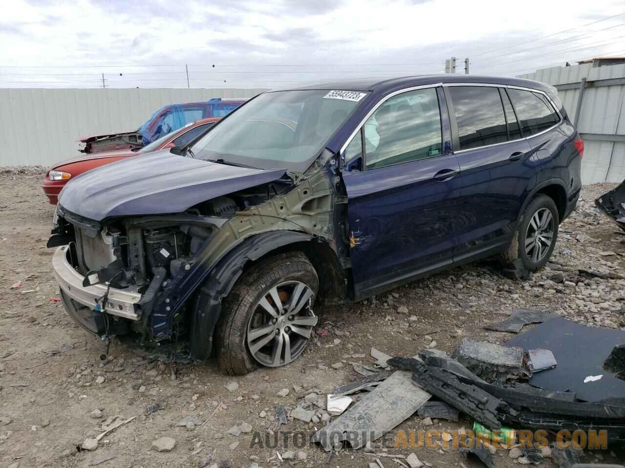 5FNYF6H34JB072292 HONDA PILOT 2018