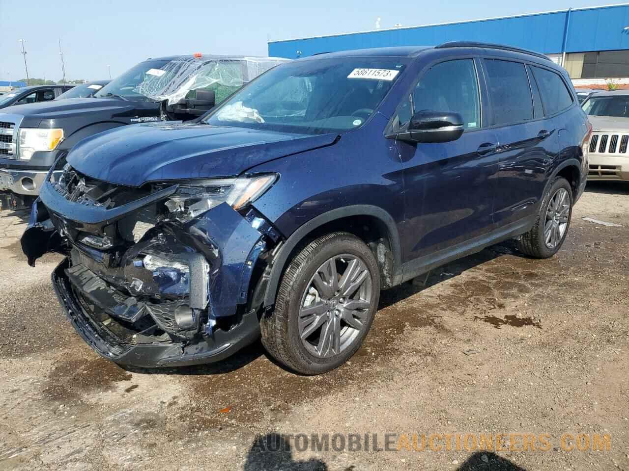 5FNYF6H34NB071102 HONDA PILOT 2022