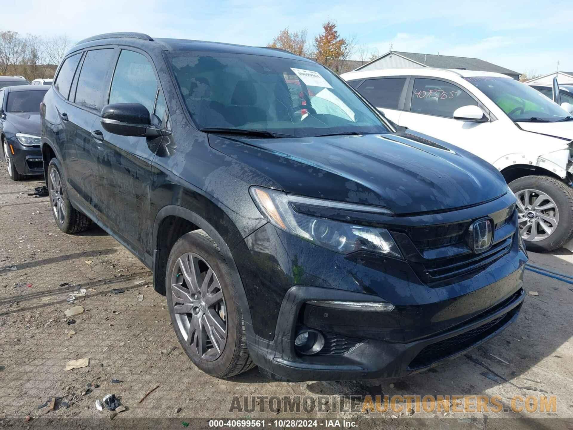 5FNYF6H35NB100669 HONDA PILOT 2022