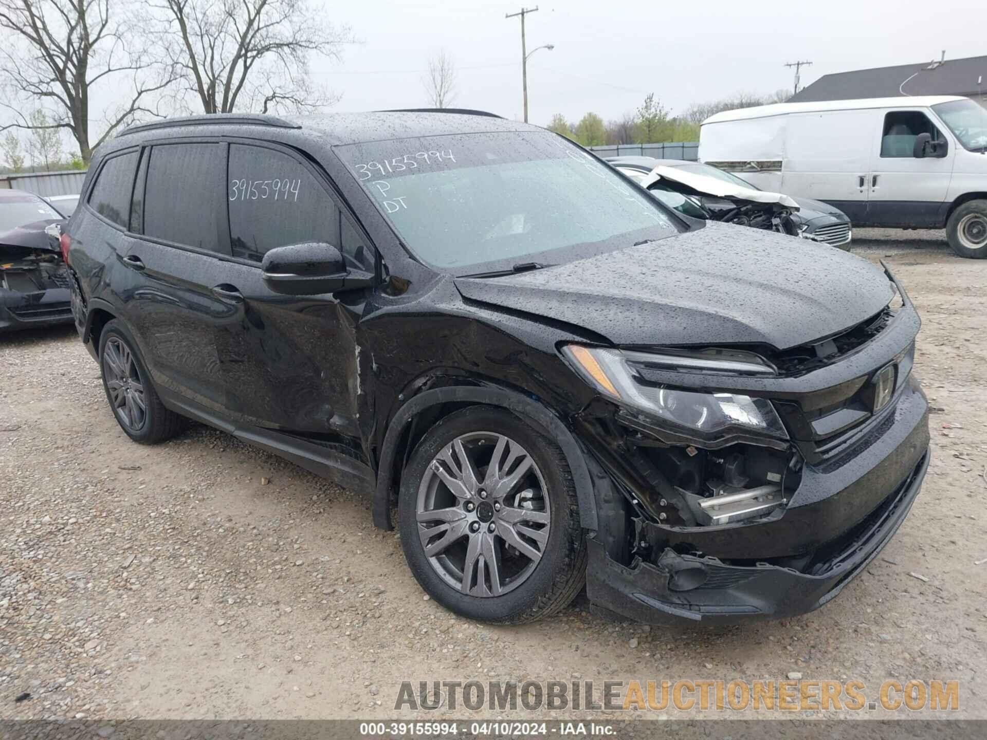 5FNYF6H35NB100672 HONDA PILOT 2022