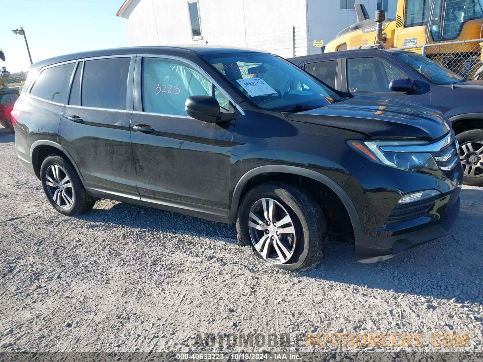 5FNYF6H38JB034189 HONDA PILOT 2018