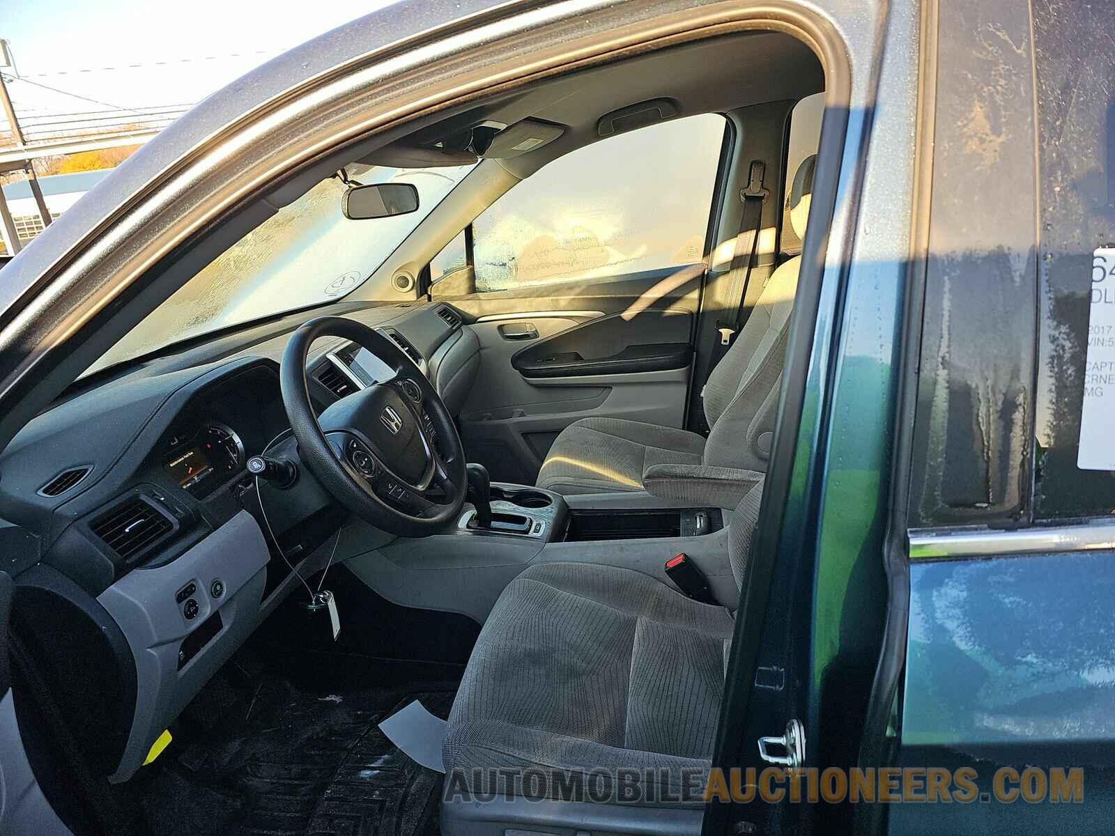 5FNYF6H39HB072122 Honda Pilot 2017