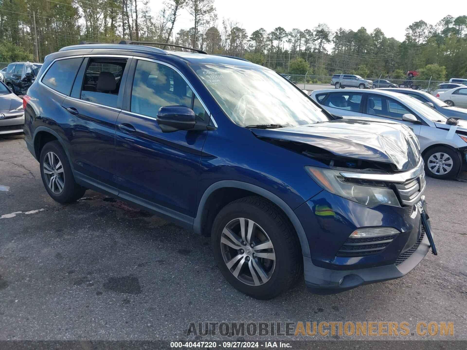 5FNYF6H40GB045205 HONDA PILOT 2016