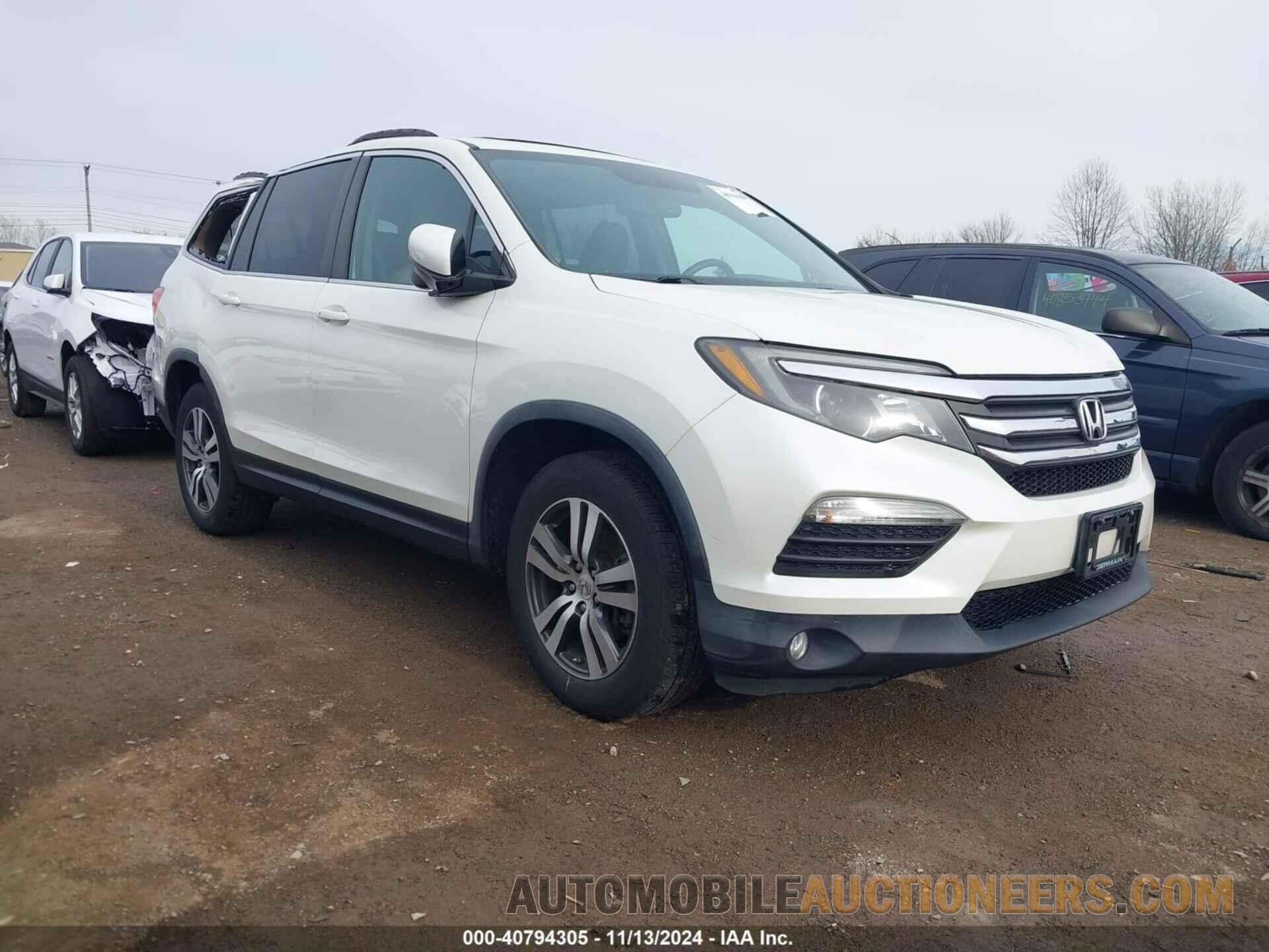 5FNYF6H50GB111809 HONDA PILOT 2016