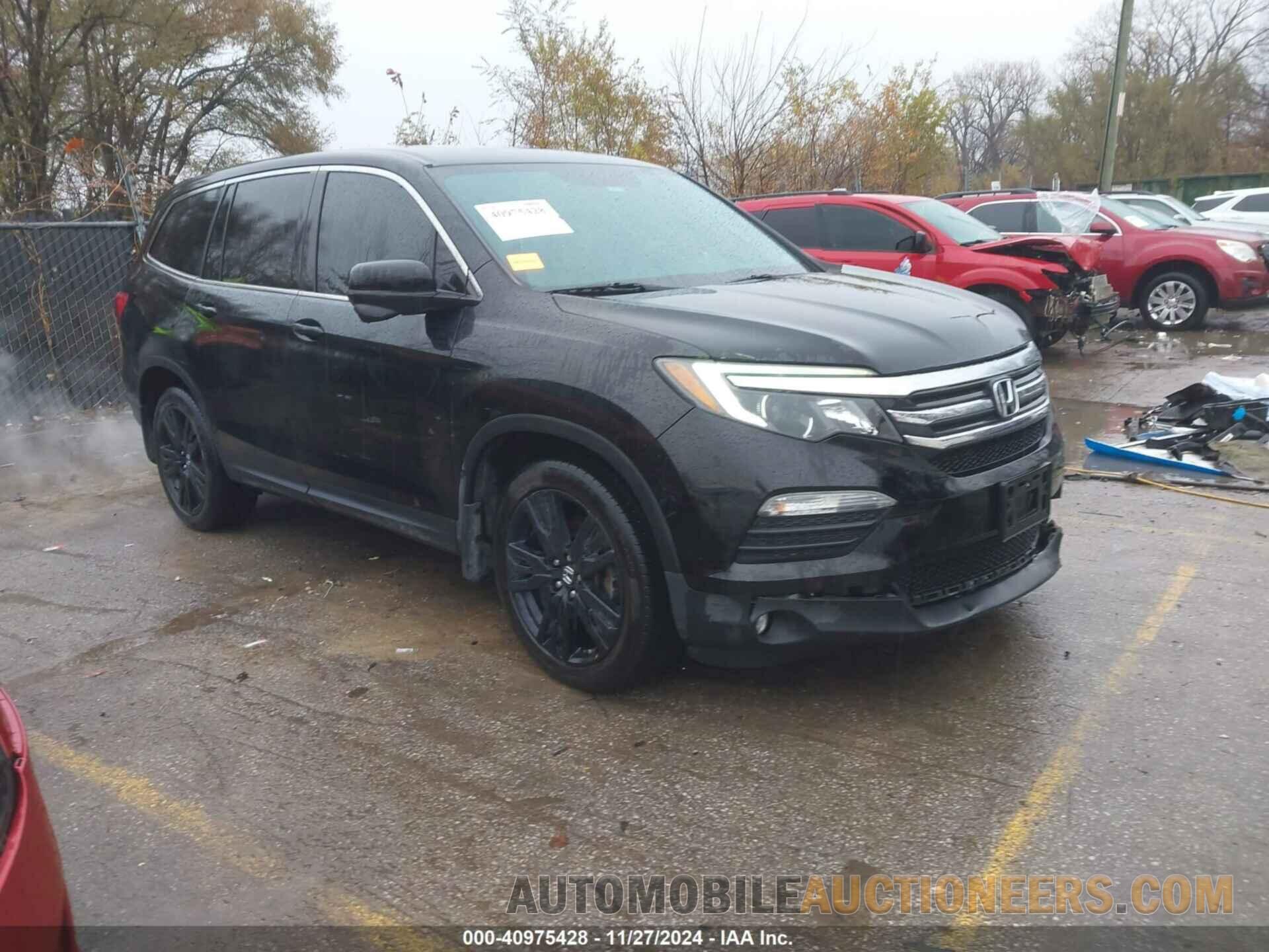 5FNYF6H50HB095533 HONDA PILOT 2017