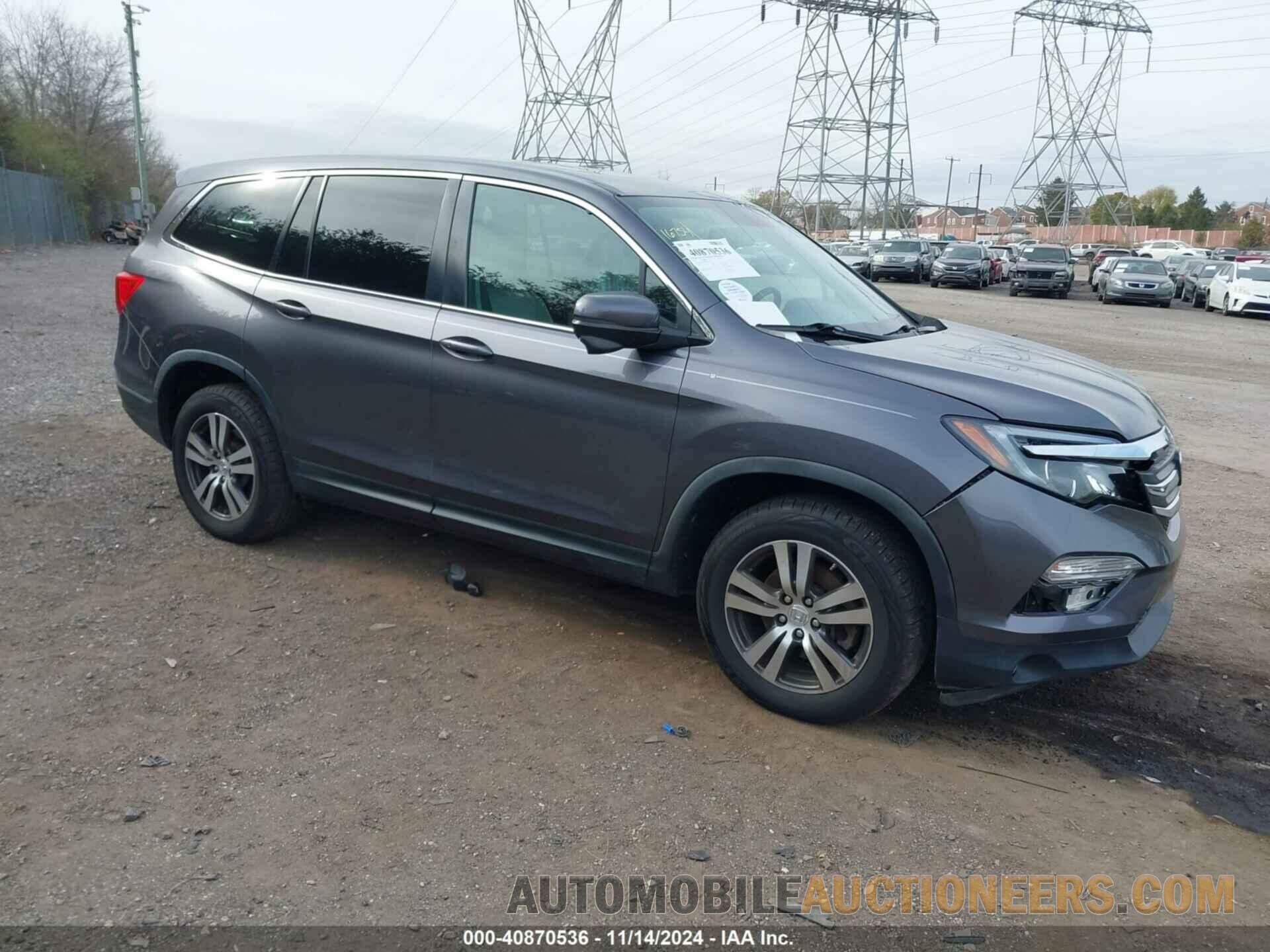 5FNYF6H51HB043490 HONDA PILOT 2017