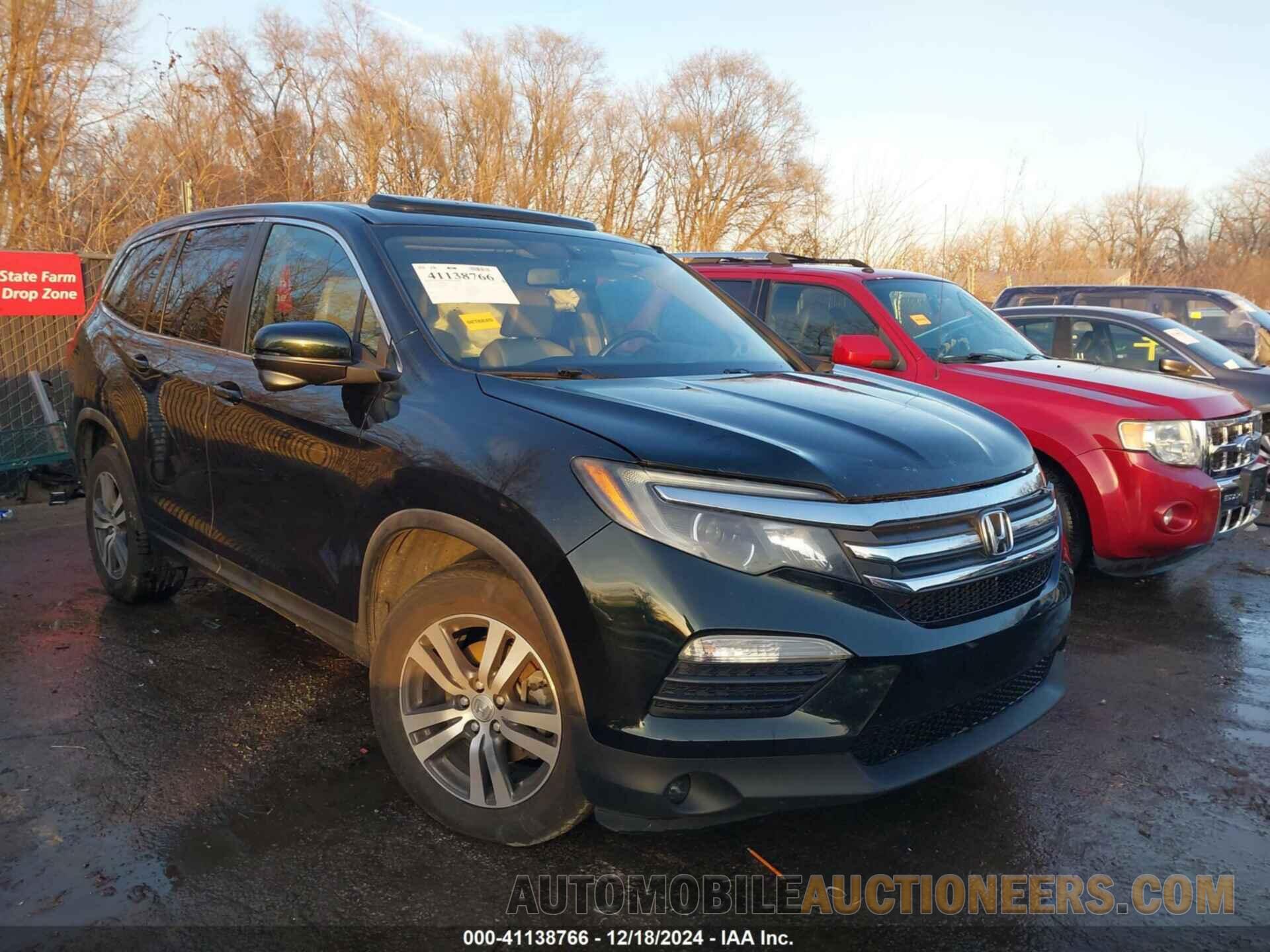 5FNYF6H53GB012739 HONDA PILOT 2016