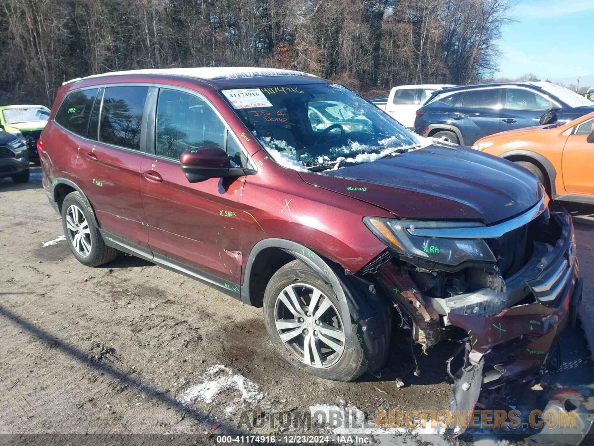 5FNYF6H54JB023787 HONDA PILOT 2018