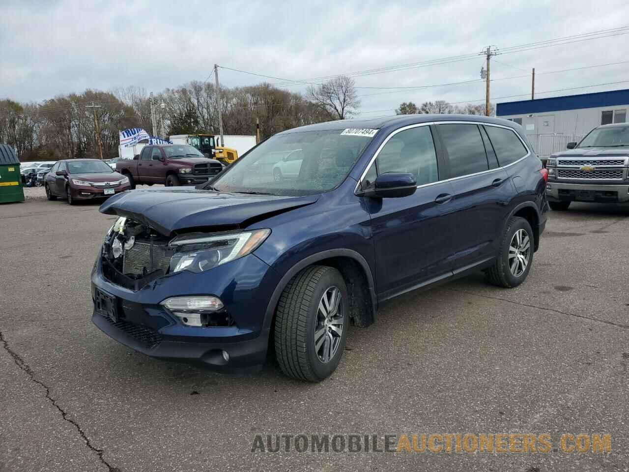 5FNYF6H55GB039893 HONDA PILOT 2016