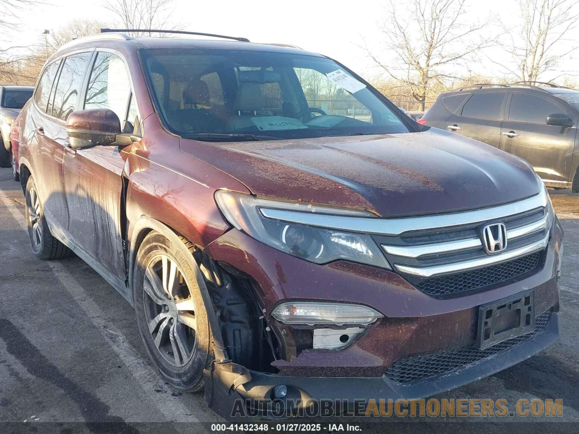 5FNYF6H55GB072425 HONDA PILOT 2016