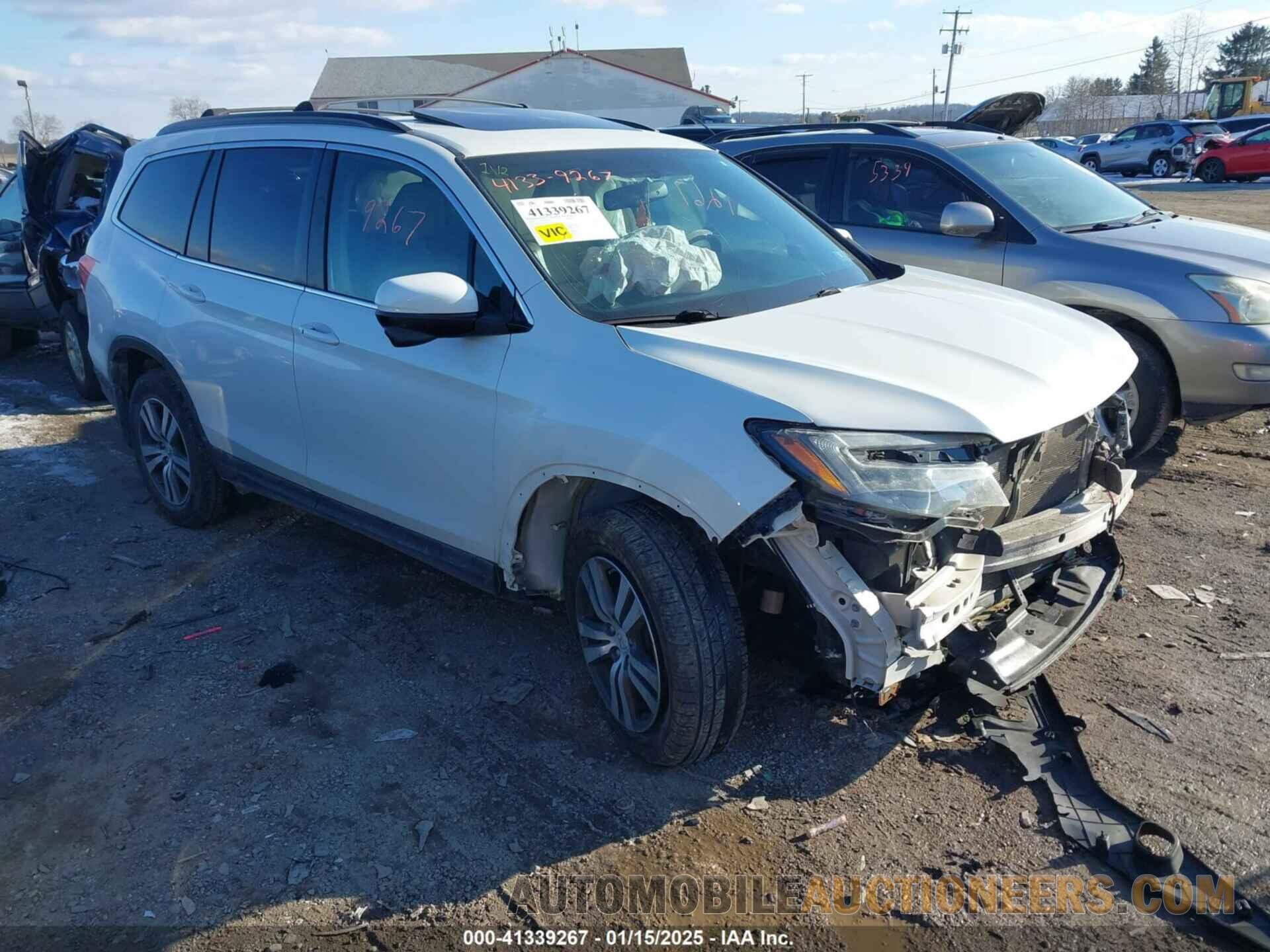 5FNYF6H55GB113961 HONDA PILOT 2016