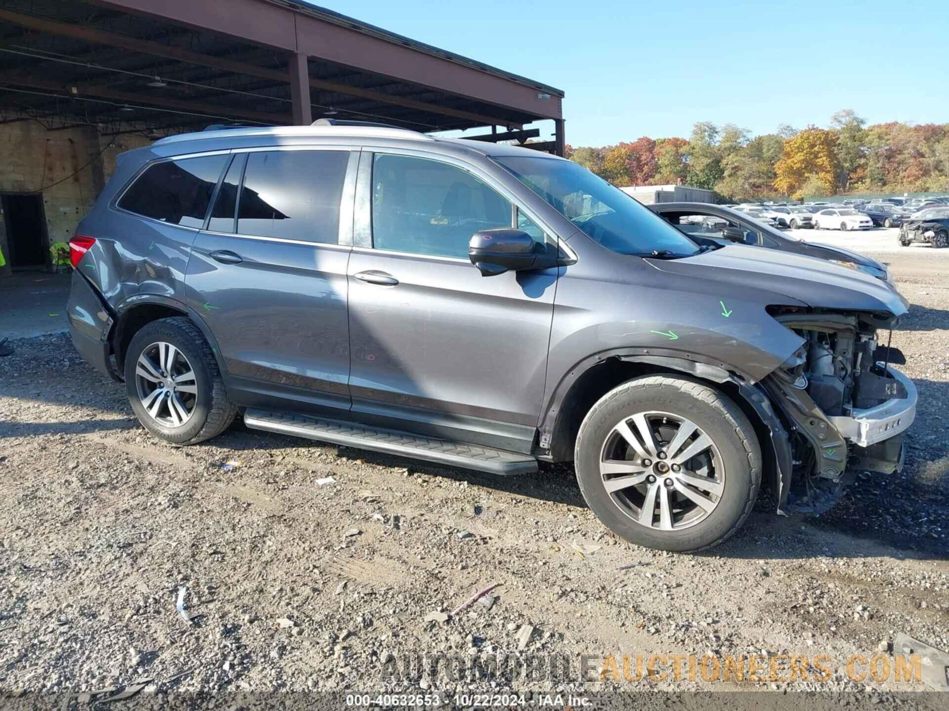 5FNYF6H56GB037215 HONDA PILOT 2016