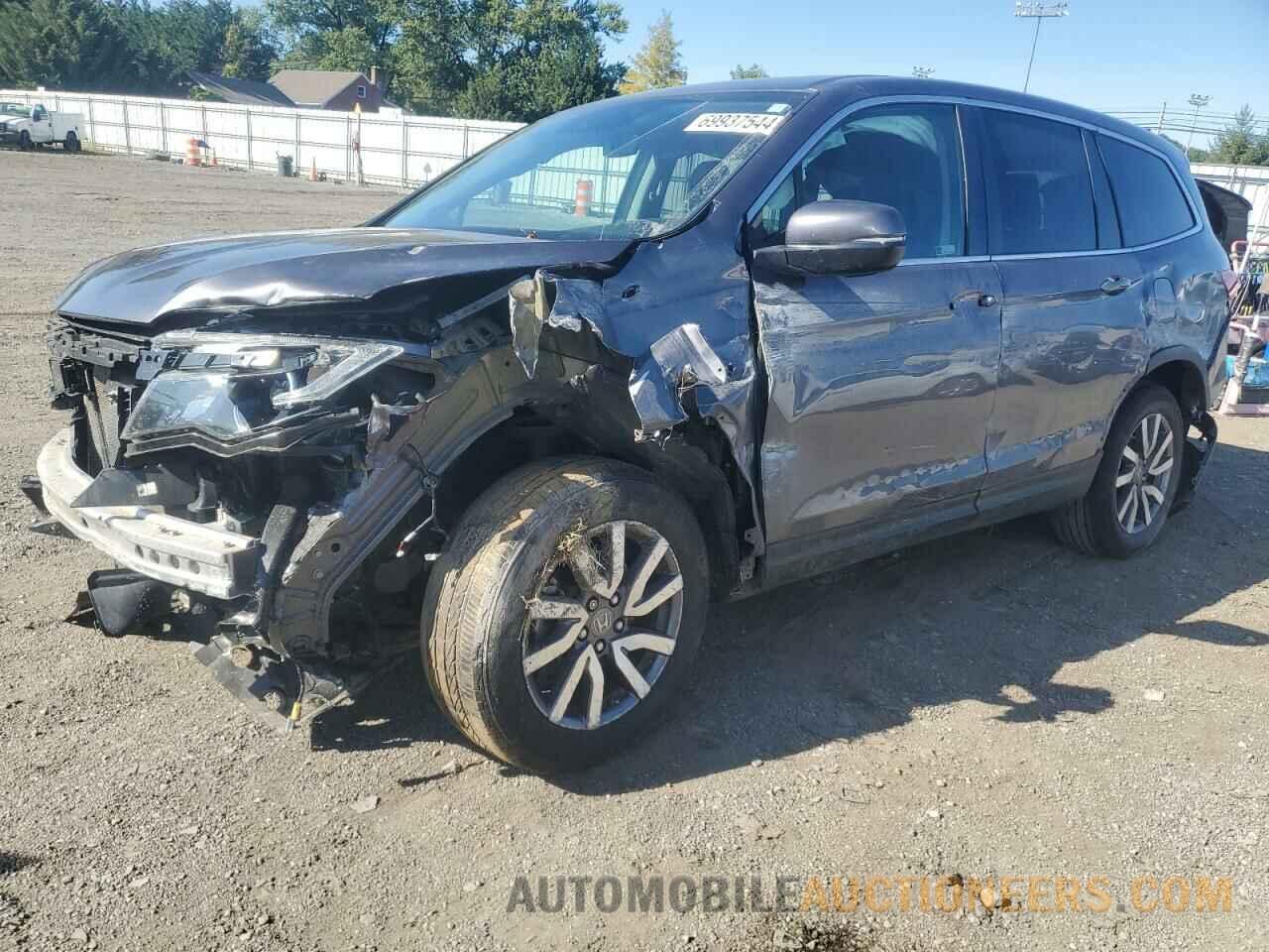 5FNYF6H56MB077404 HONDA PILOT 2021