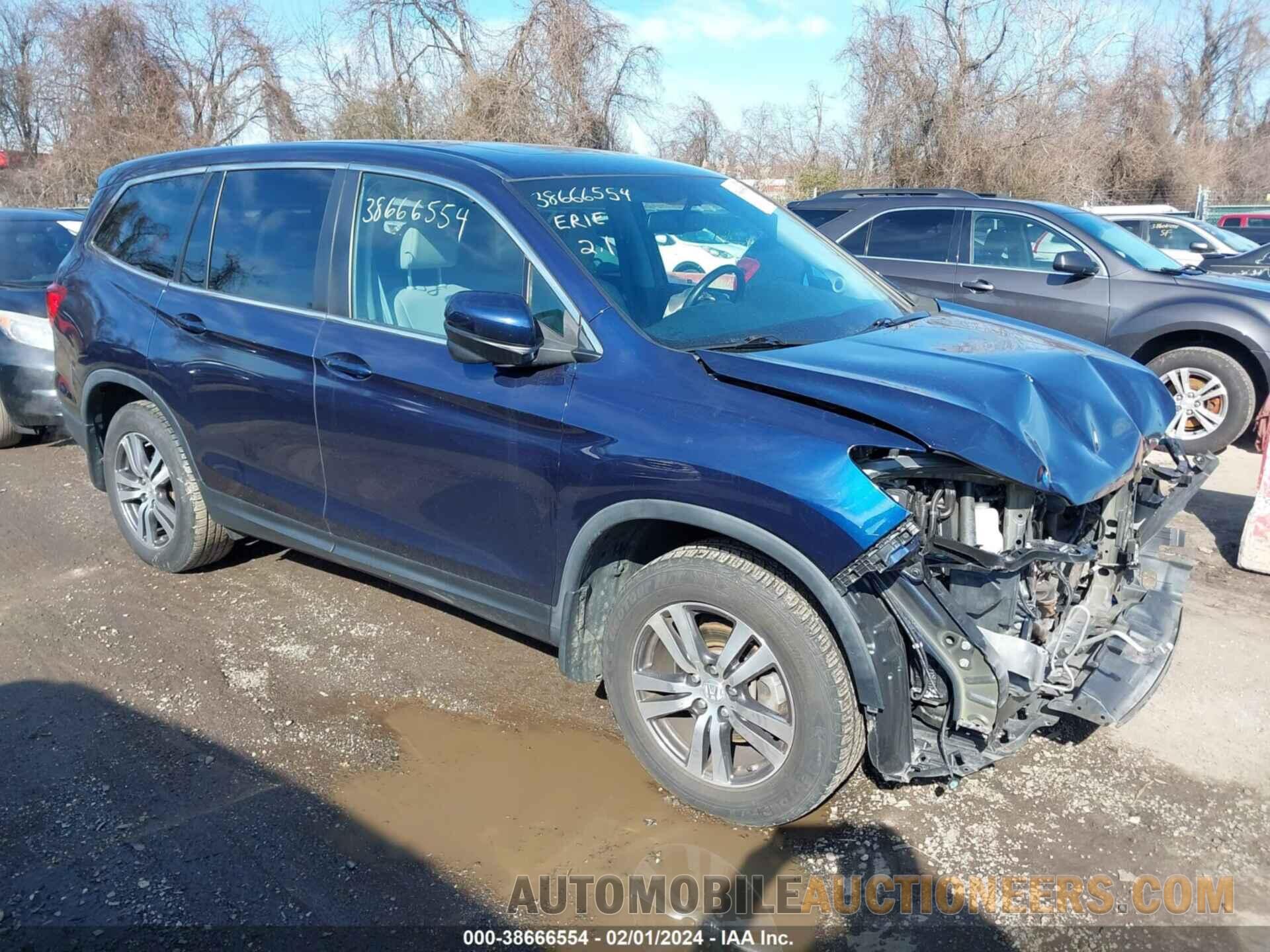 5FNYF6H57HB069544 HONDA PILOT 2017