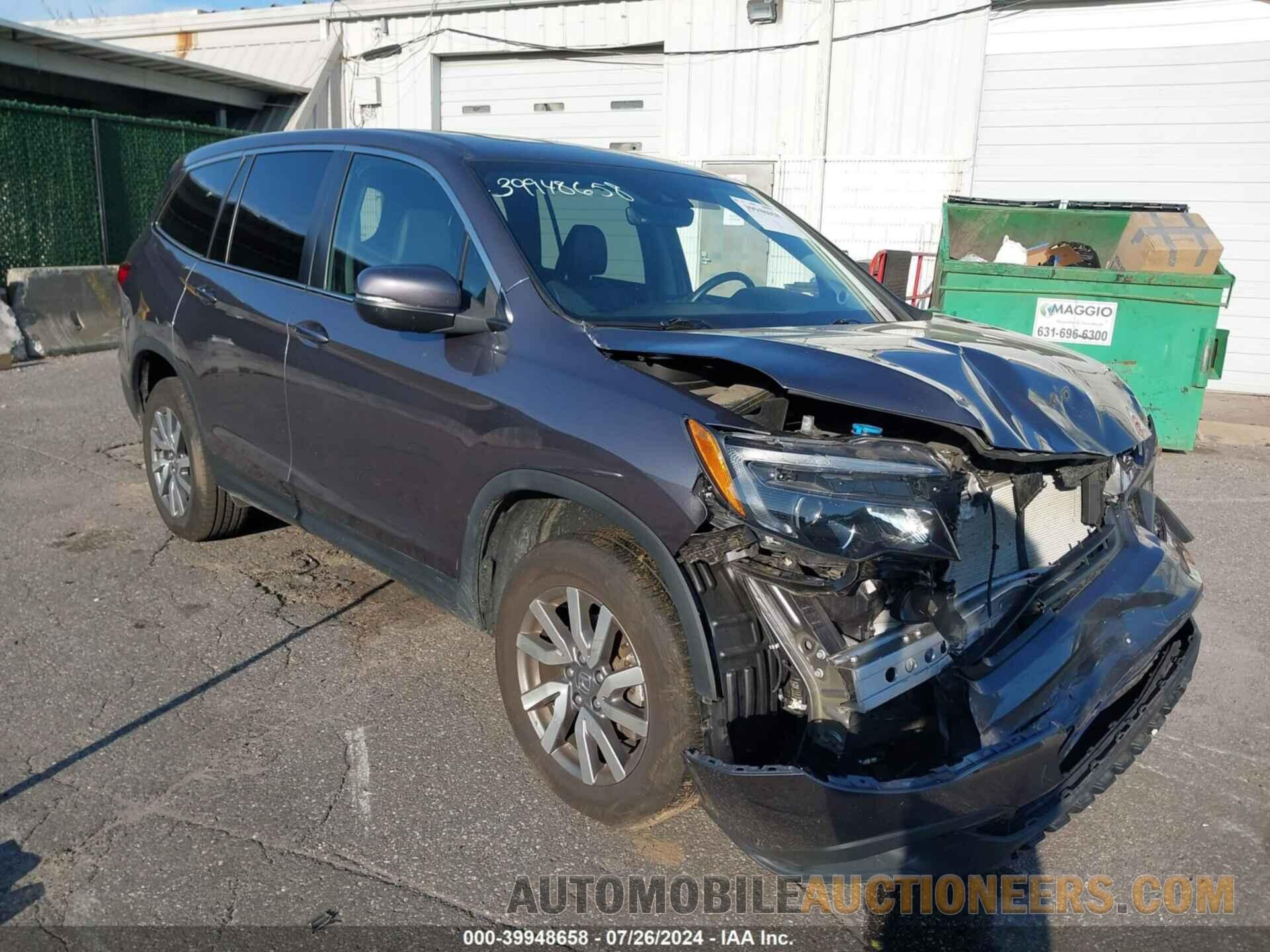 5FNYF6H57MB073815 HONDA PILOT 2021