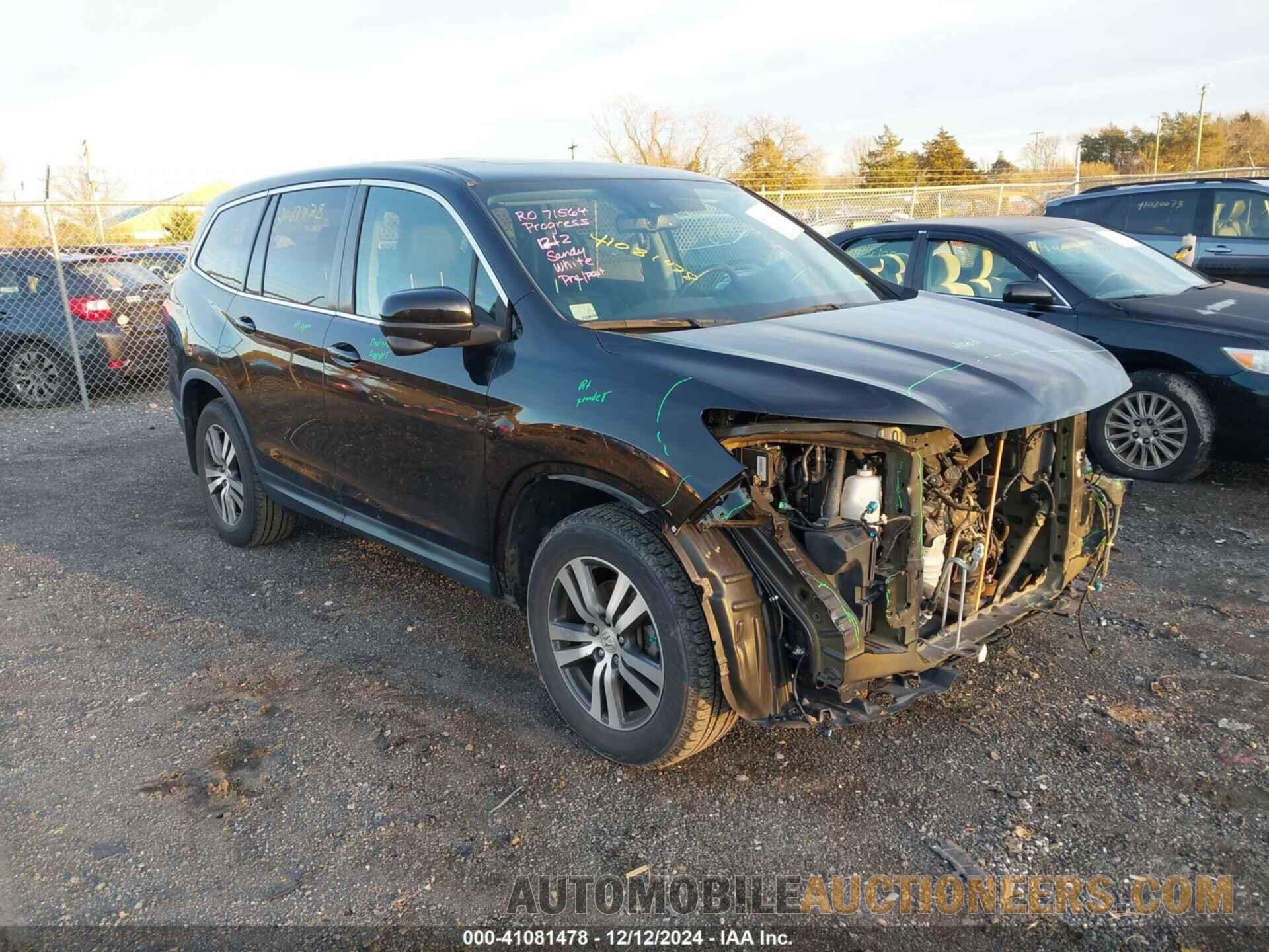 5FNYF6H60HB026835 HONDA PILOT 2017