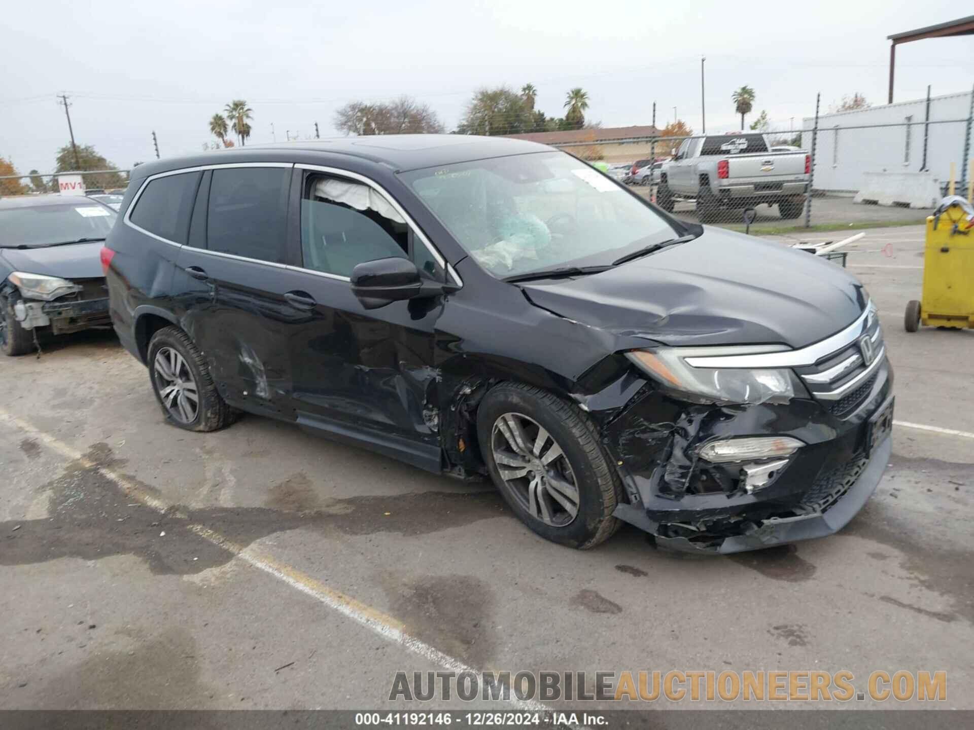 5FNYF6H64HB006006 HONDA PILOT 2017