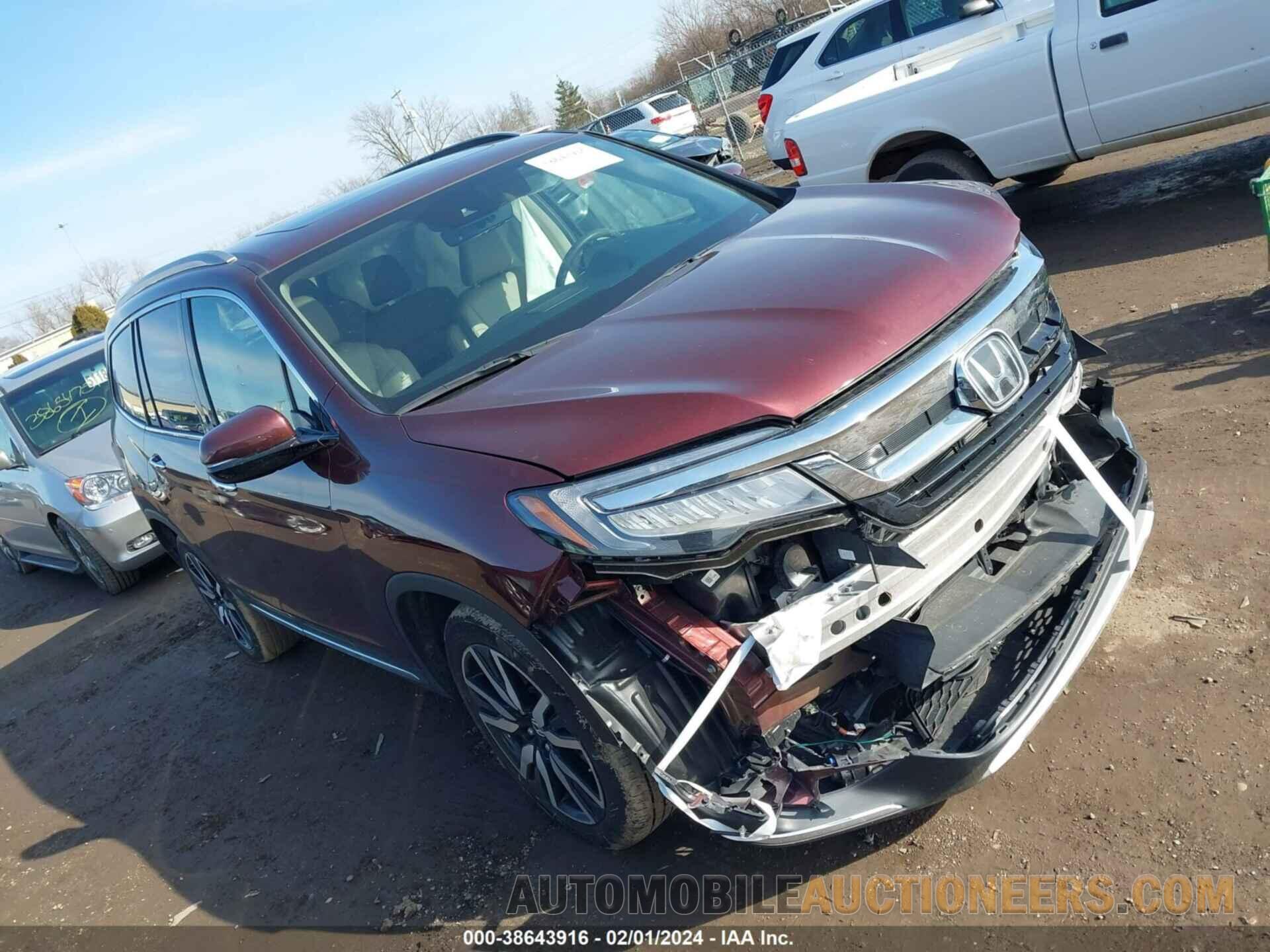 5FNYF6H69NB019331 HONDA PILOT 2022