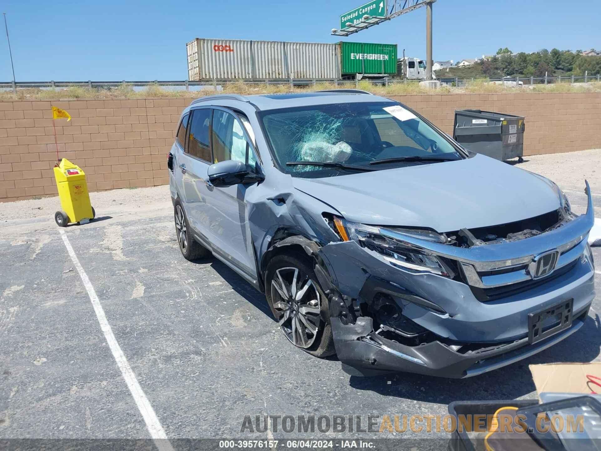 5FNYF6H69NB079500 HONDA PILOT 2022