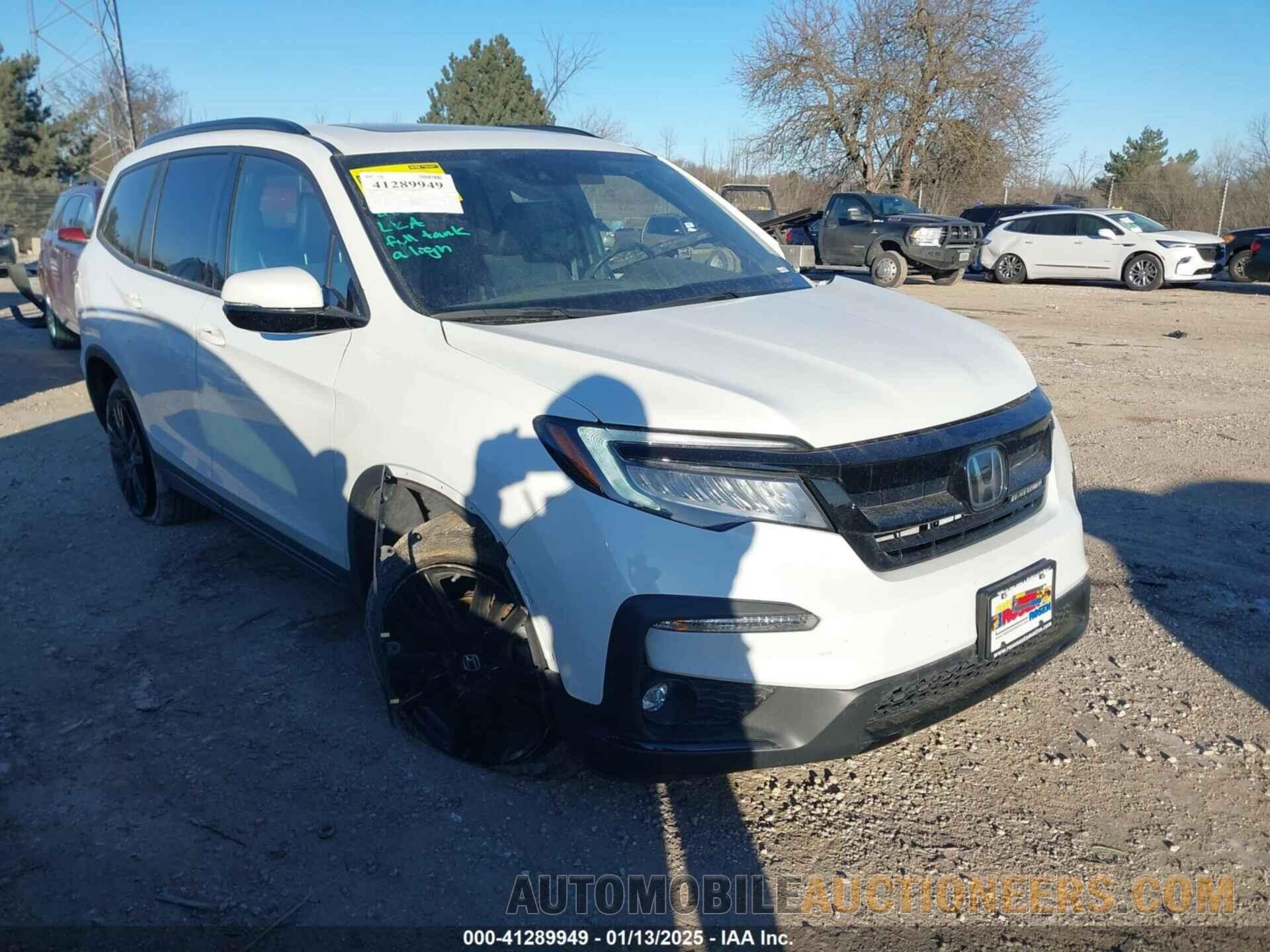 5FNYF6H73NB006261 HONDA PILOT 2022