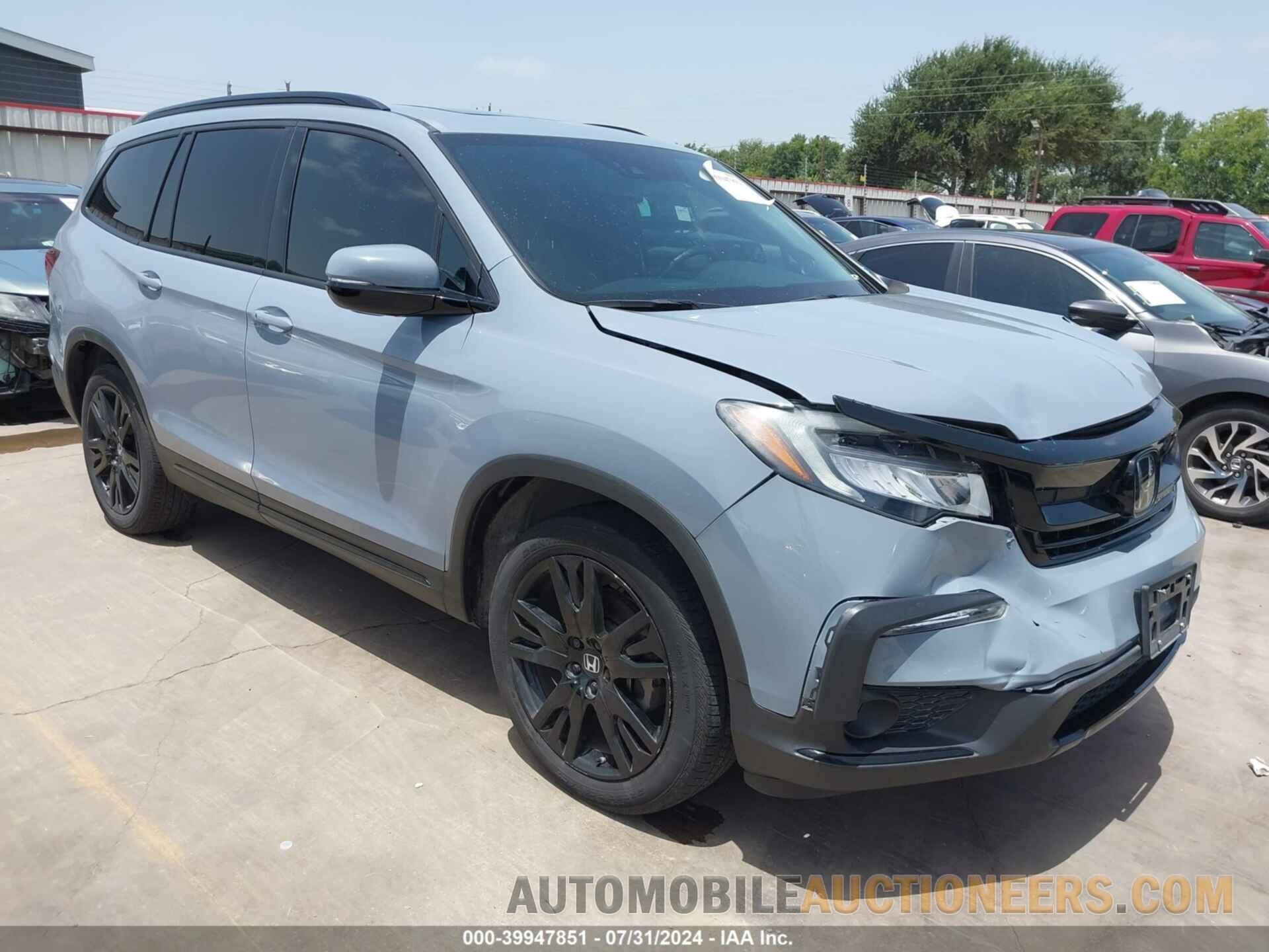 5FNYF6H73NB032536 HONDA PILOT 2022